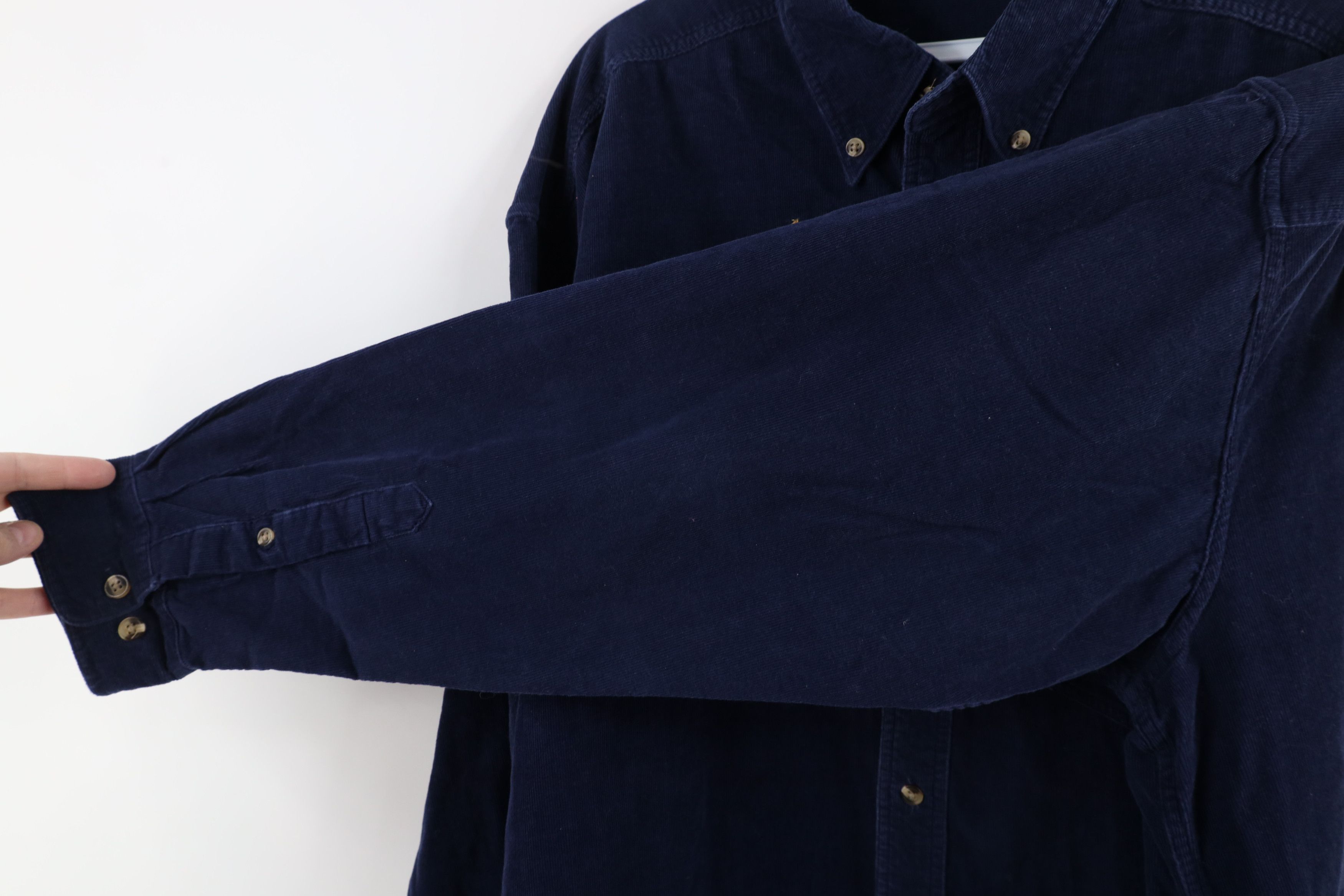 Vintage Vintage 90s Streetwear Pumpkin Corduroy Button Down Shirt Size US XL / EU 56 / 4 - 7 Thumbnail