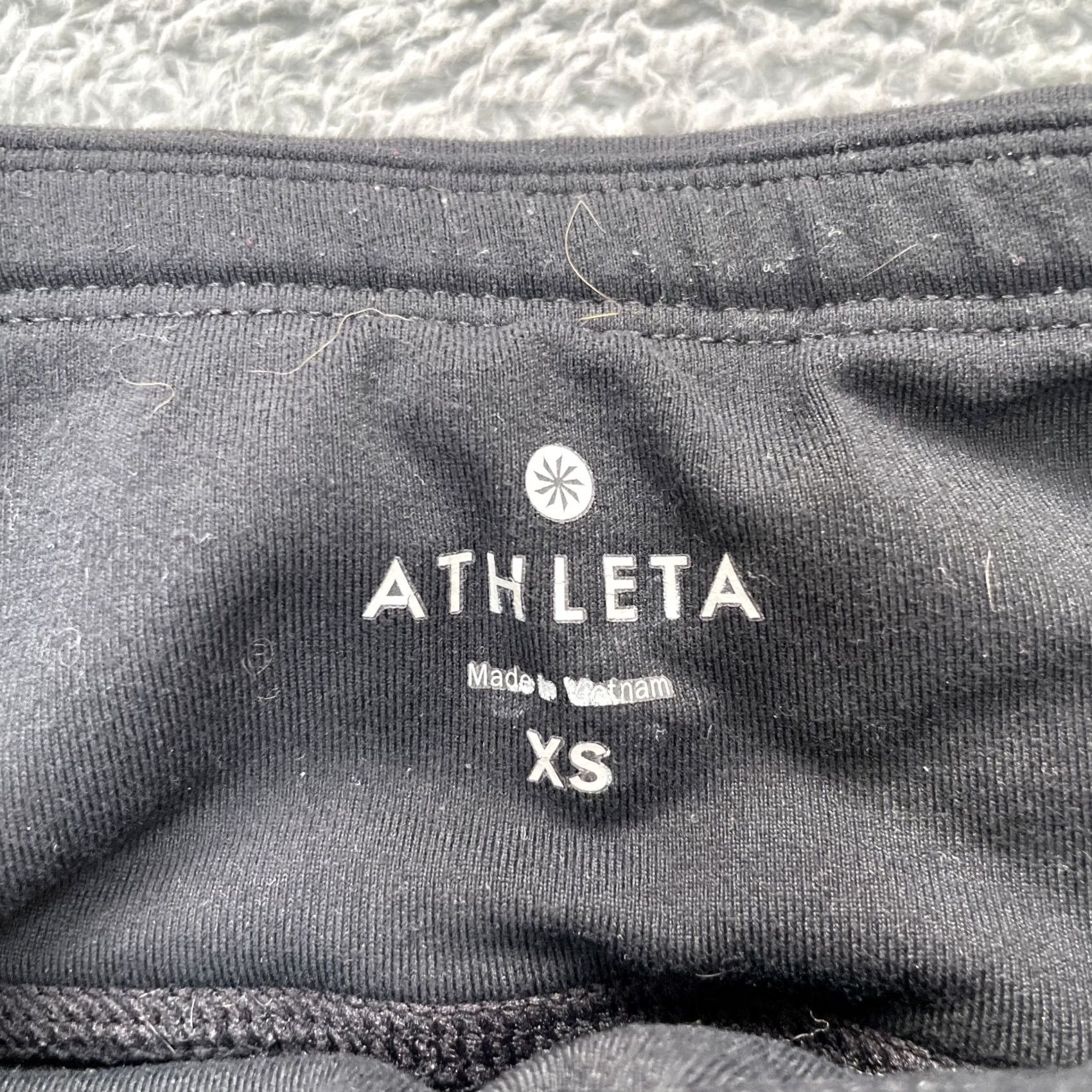 Athleta Athleta Leggings Womens XS Black High Rise Athletic Yoga Stretch Gym Performance Size 26" / US 2 / IT 38 - 3 Thumbnail