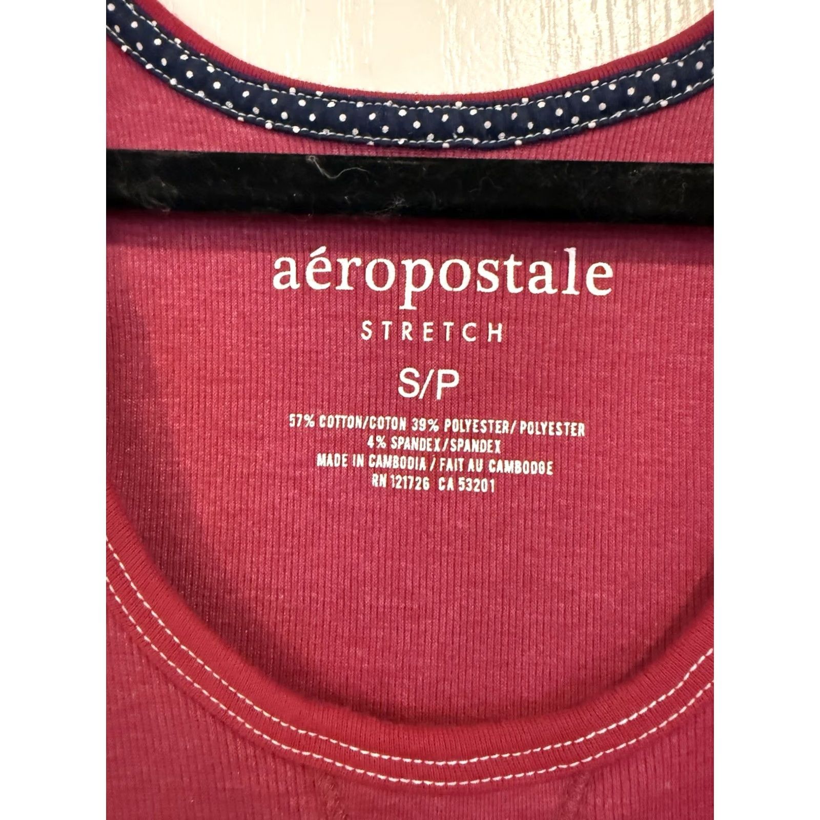 Aeropostale Aeropostale Tank Top S Pink Retro 90s Grunge Punk Womens Size S / US 4 / IT 40 - 4 Thumbnail