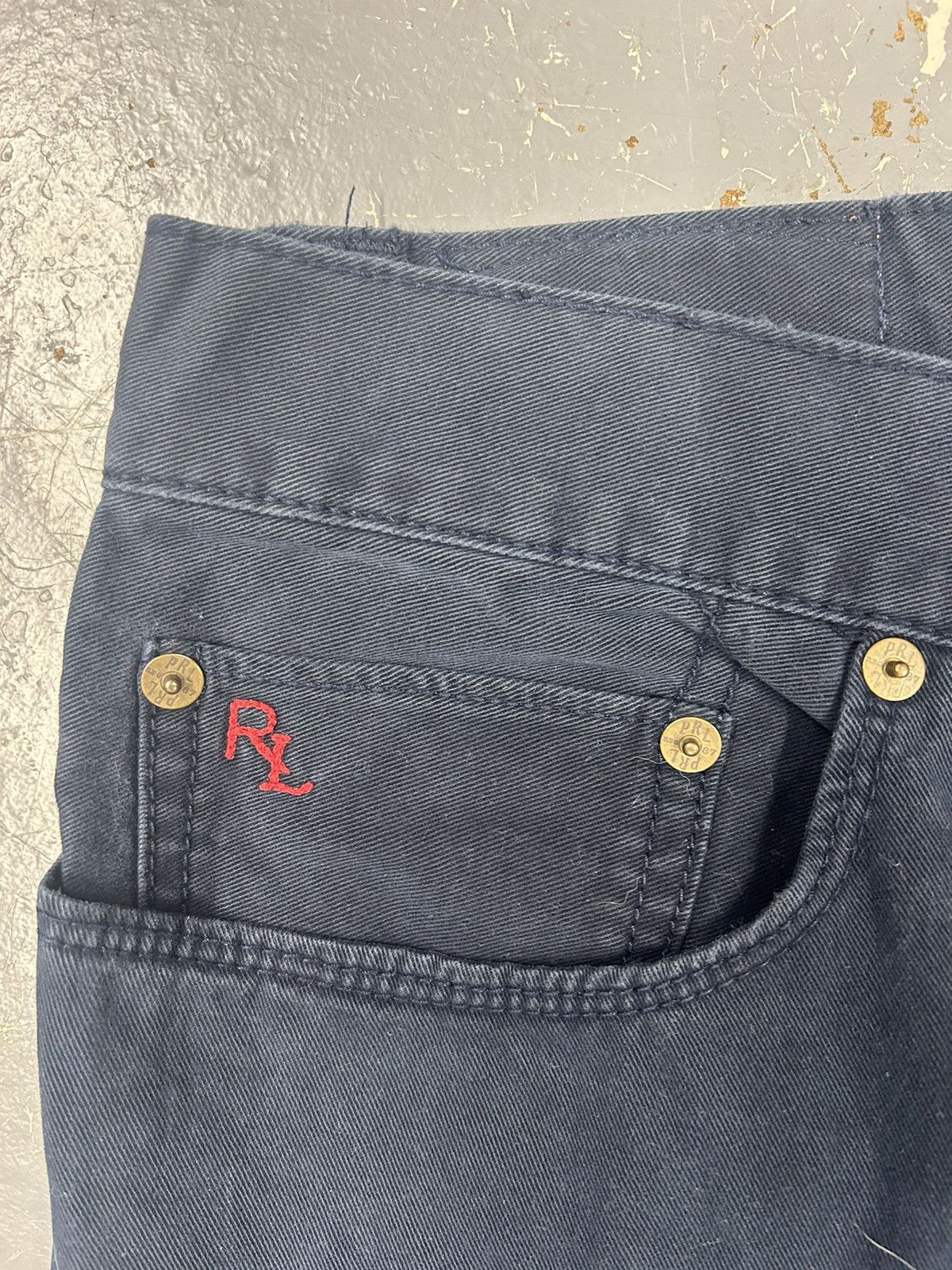 Polo Ralph Lauren × Vintage Vintage Y2K Essential Navy Polo Ralph Lauren Dungaree Pants Size US 34 / EU 50 - 4 Thumbnail