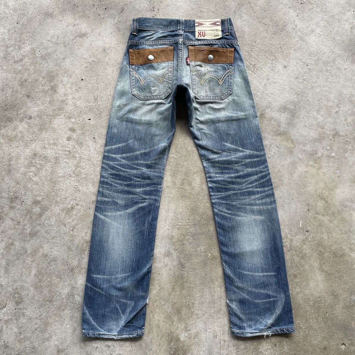 Edwin Vintage Edwin Exclusive Distressed Faded Denim Jeans Pants Size US 30 / EU 46 - 2 Thumbnail