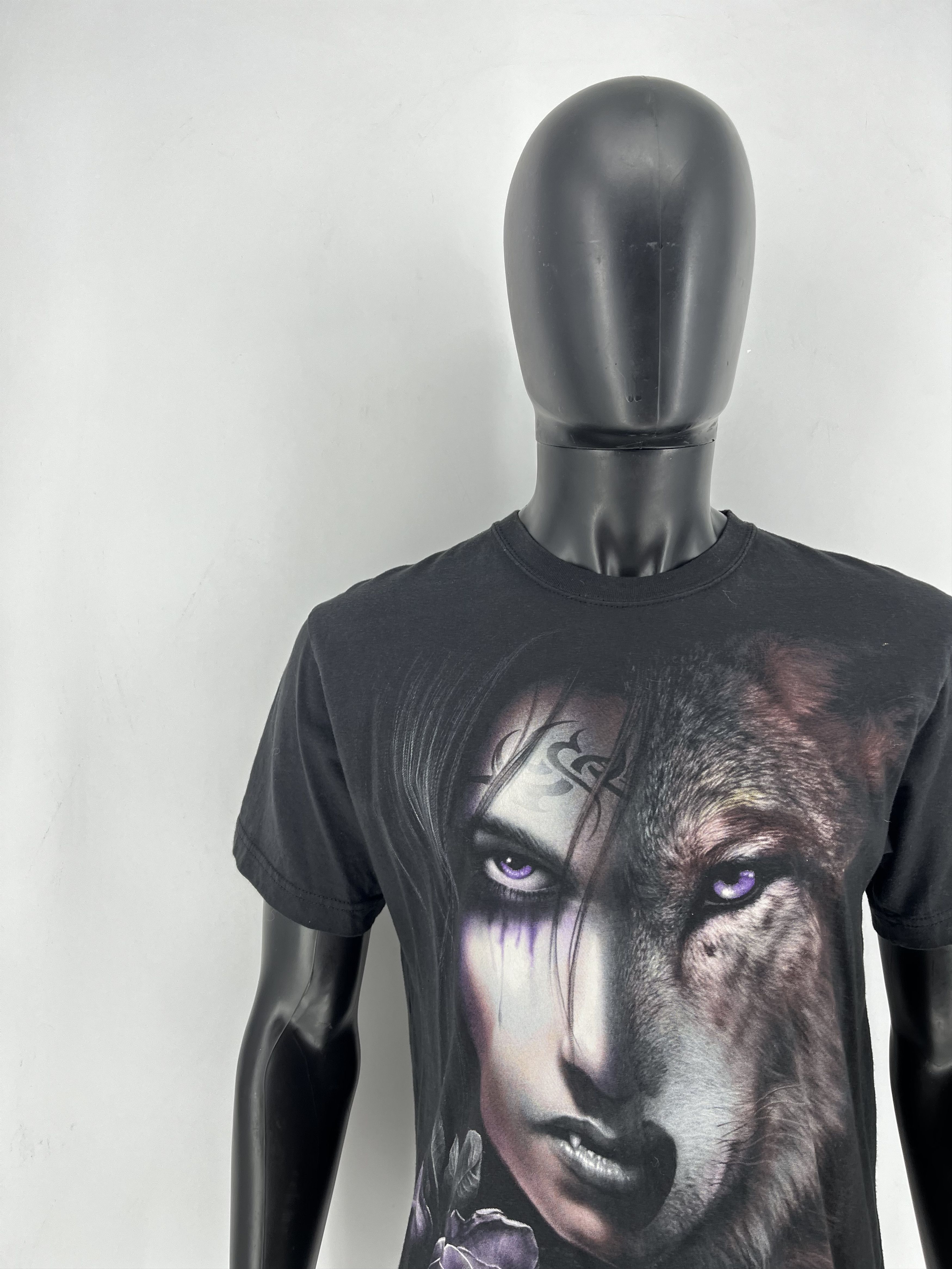 Other Vintage 90s Wolf Face Boxy Fit Tee Toys Rock Spiral Size M Size US M / EU 48-50 / 2 - 6 Thumbnail