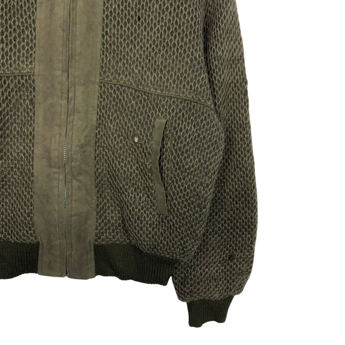 Japanese Brand 🔥DISTRESSED BIKER BOMBER JACKET KINGS WELL ISSEY MIYAKE Size US L / EU 52-54 / 3 - 7 Thumbnail