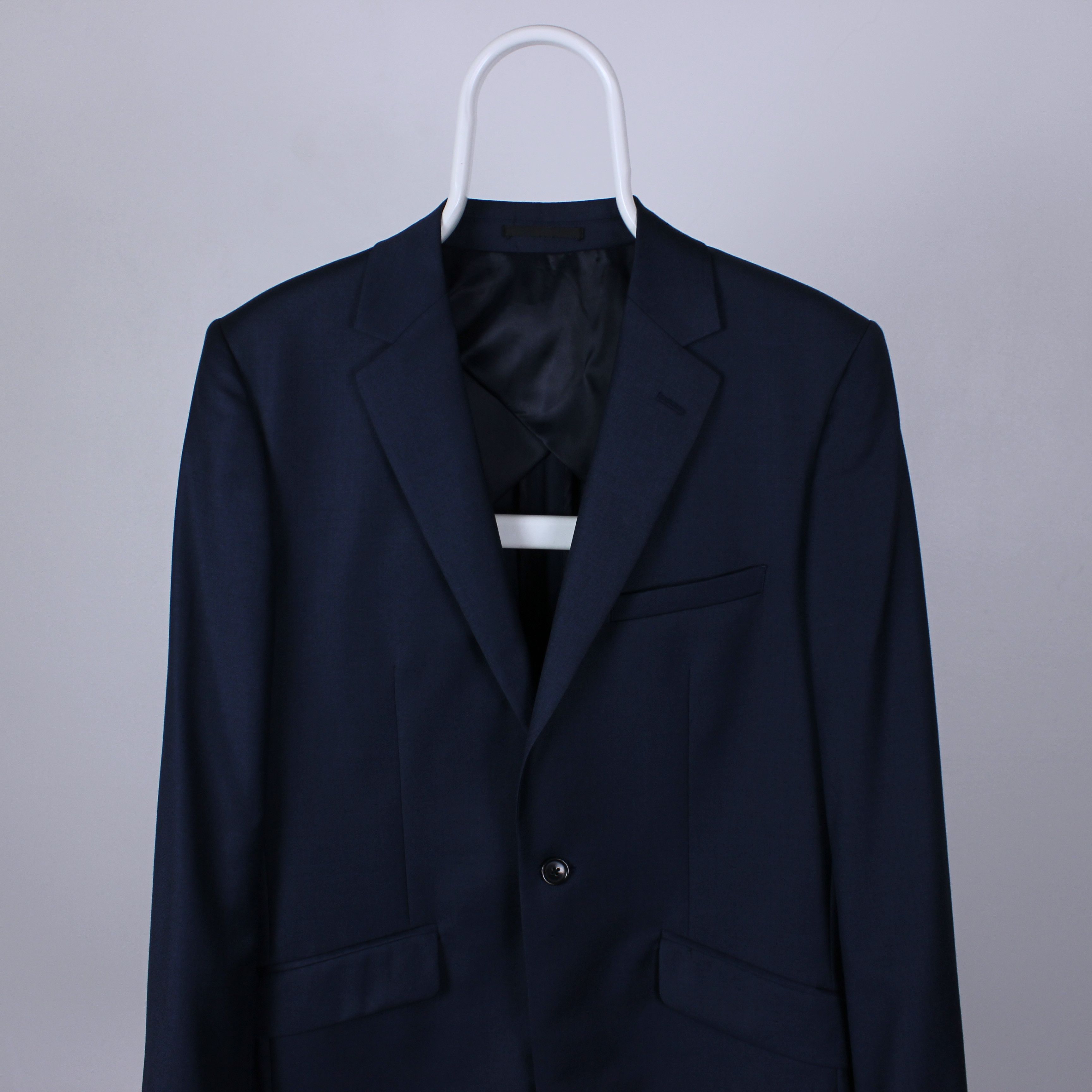Reiss Reiss blazer men wool 38 inch 32 waist gray blue Size 38R - 1 Thumbnail