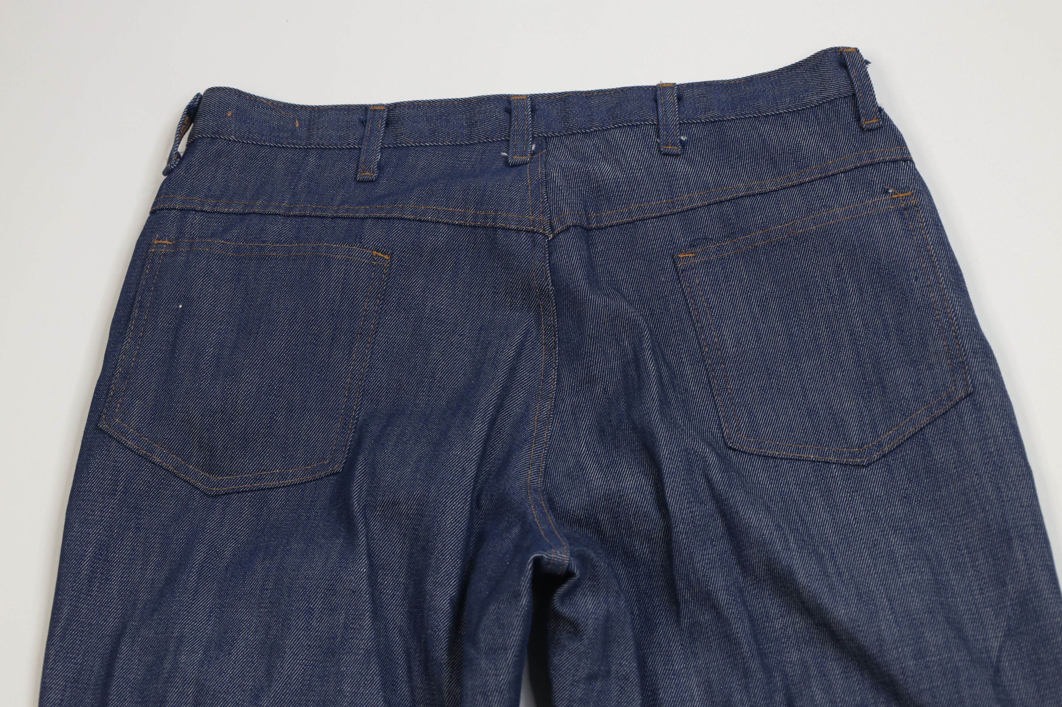 Vintage Vintage 70s Streetwear Wide Leg Bell Bottoms Jeans Blue USA Size US 34 / EU 50 - 11 Thumbnail