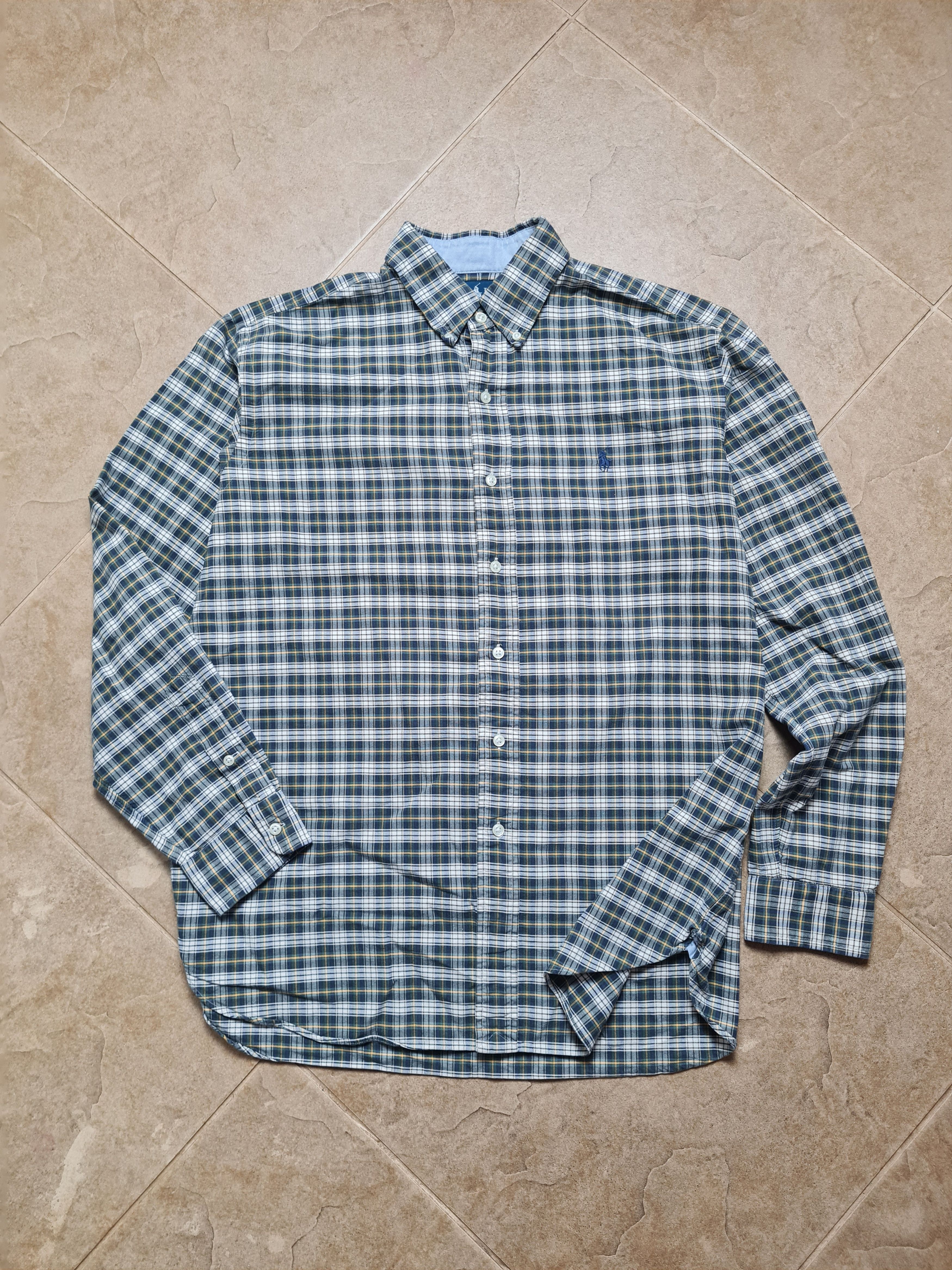 Polo Ralph Lauren Ralph Lauren Green Tartan Button Down Custom Fit Vintage L Size US L / EU 52-54 / 3 - 2 Thumbnail