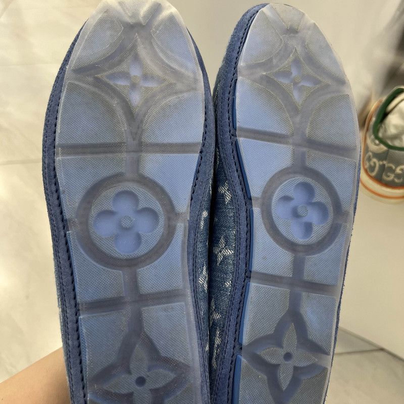 Louis Vuitton Louis Vuitton Denim Moccasin Shoes for Men -2508 Size US 8.5 / EU 41-42 - 4 Thumbnail