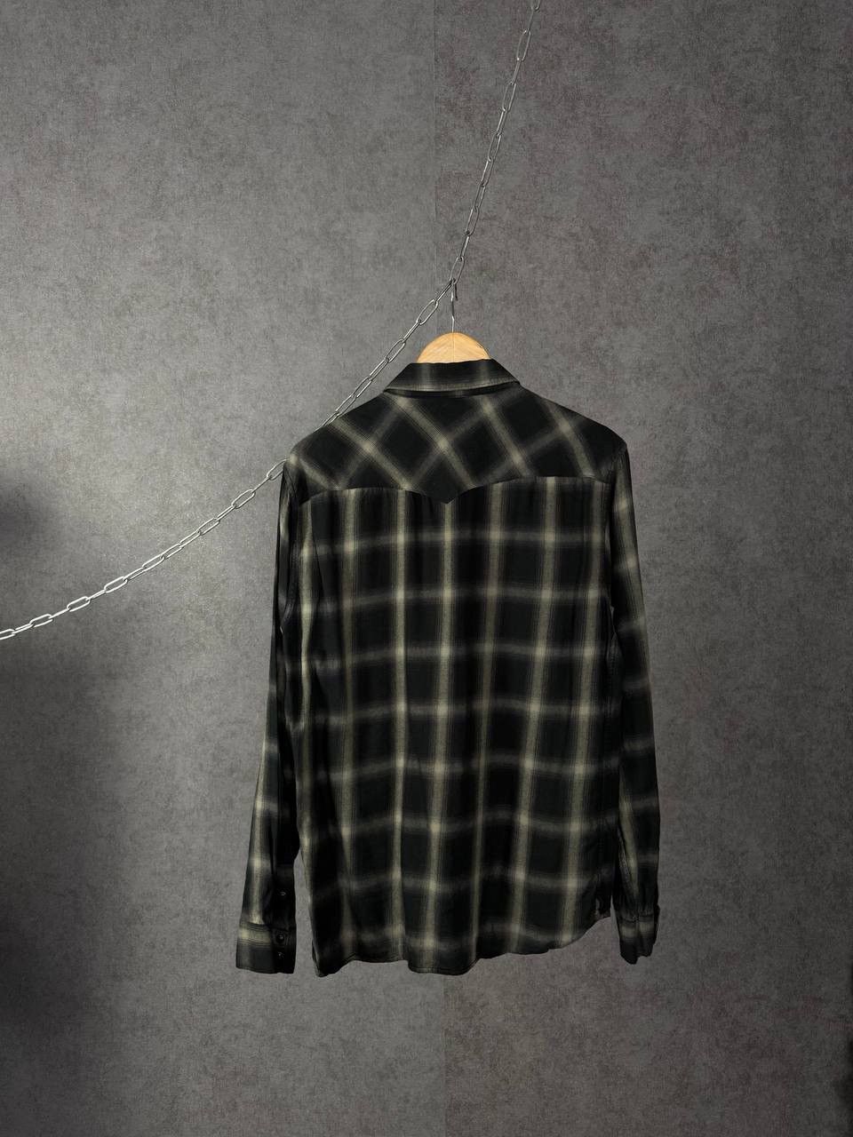 Allsaints Allsaints designer Japanese Cloth flannel shirt Size US M / EU 48-50 / 2 - 6 Thumbnail