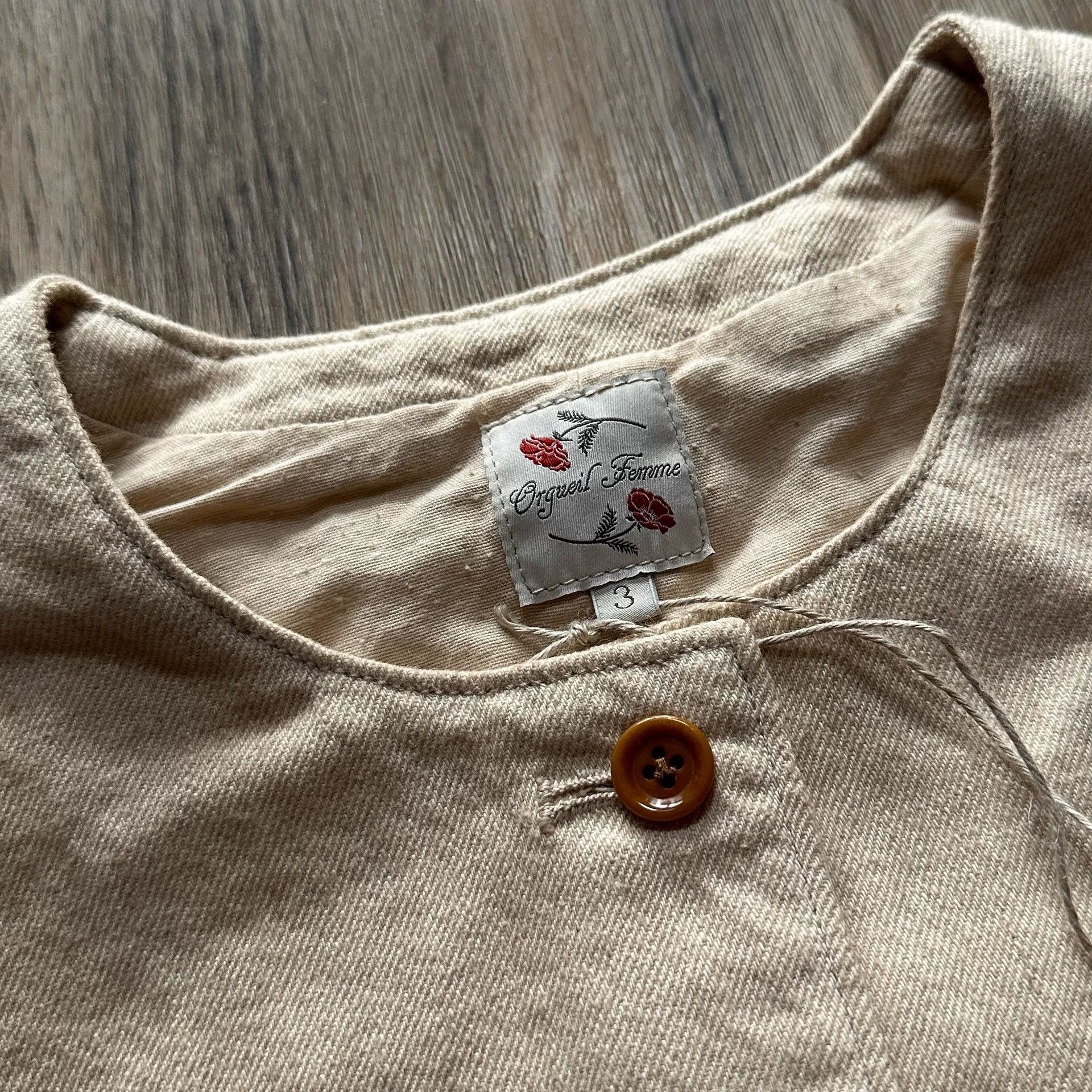 Orgueil ORGUEIL Vintage Cotton-Linen Vest Size US L / EU 52-54 / 3 - 3 Thumbnail