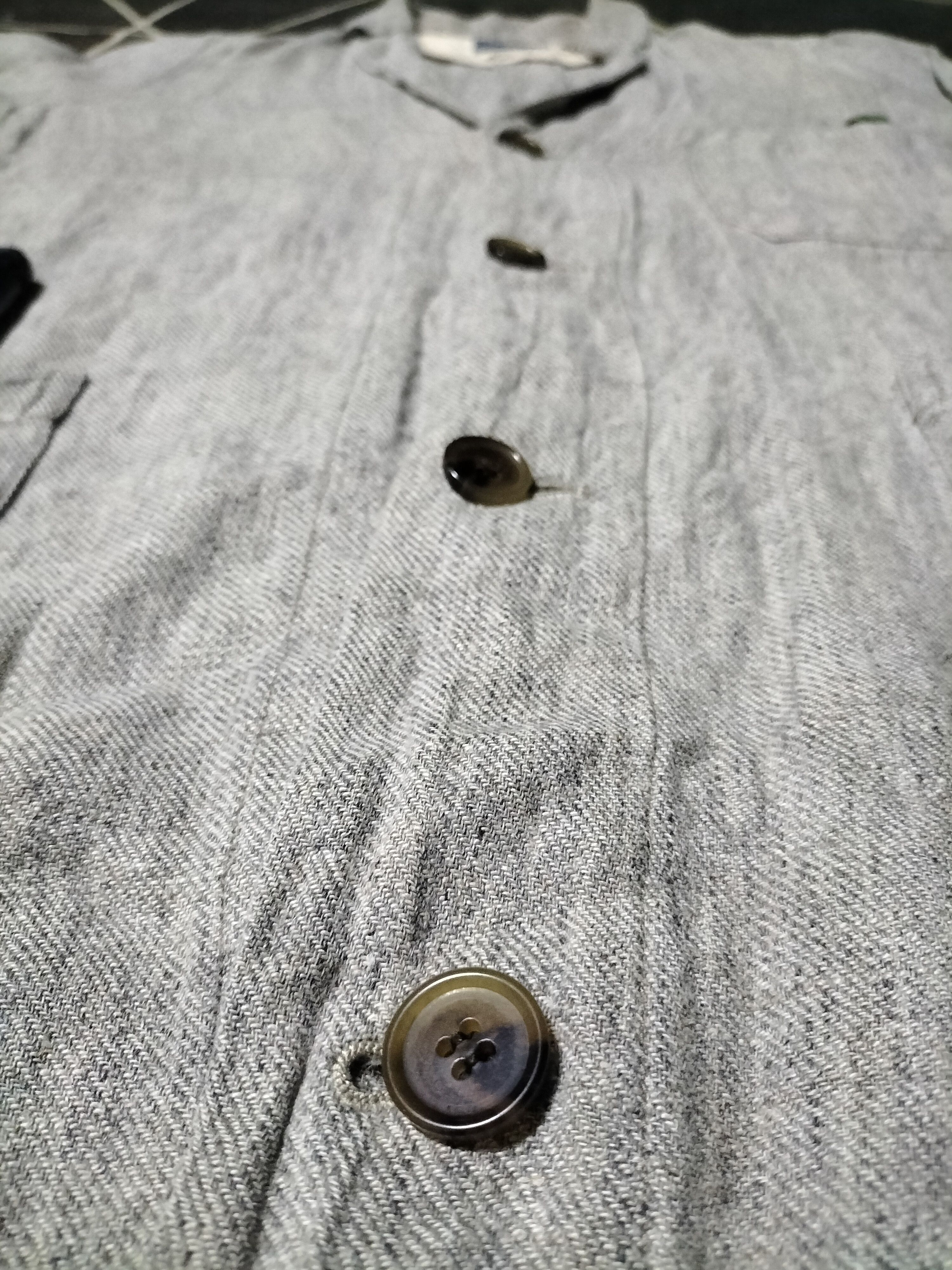 Blue Blue Japan Vintage Blue Japan Arigato Lab Coat Soft Denim Gray Salt Size US S / EU 44-46 / 1 - 4 Thumbnail
