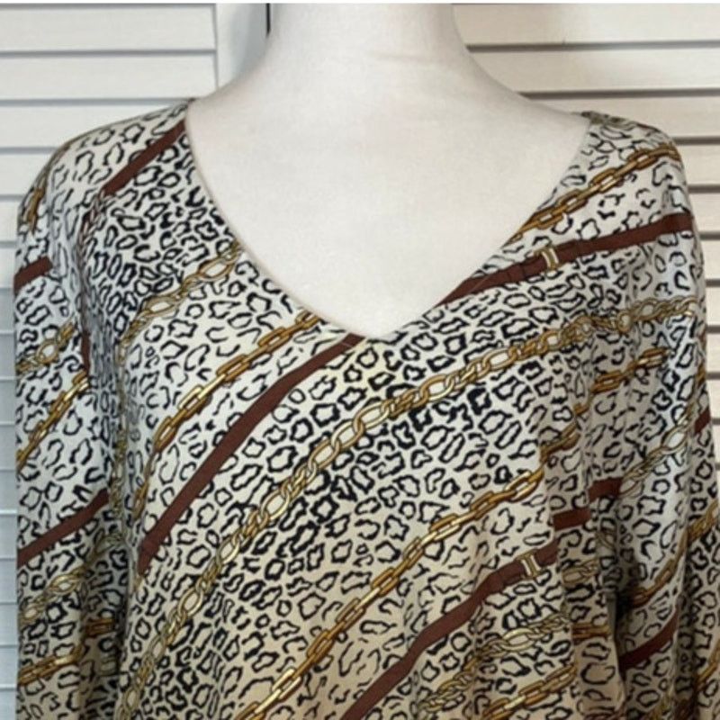 Other Jaclyn Smith Vintage Boho Print Tunic Blouse Women XXL Size XXL / US 16-18 / IT 52-54 - 6 Thumbnail
