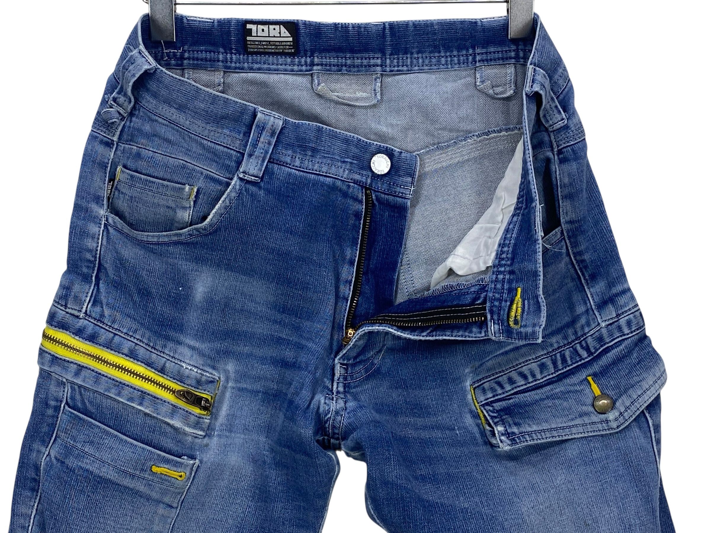 Japanese Brand Tora Cargo Jeans Multipocket Jeans Bondage Jeans Size US 32 / EU 48 - 7 Thumbnail