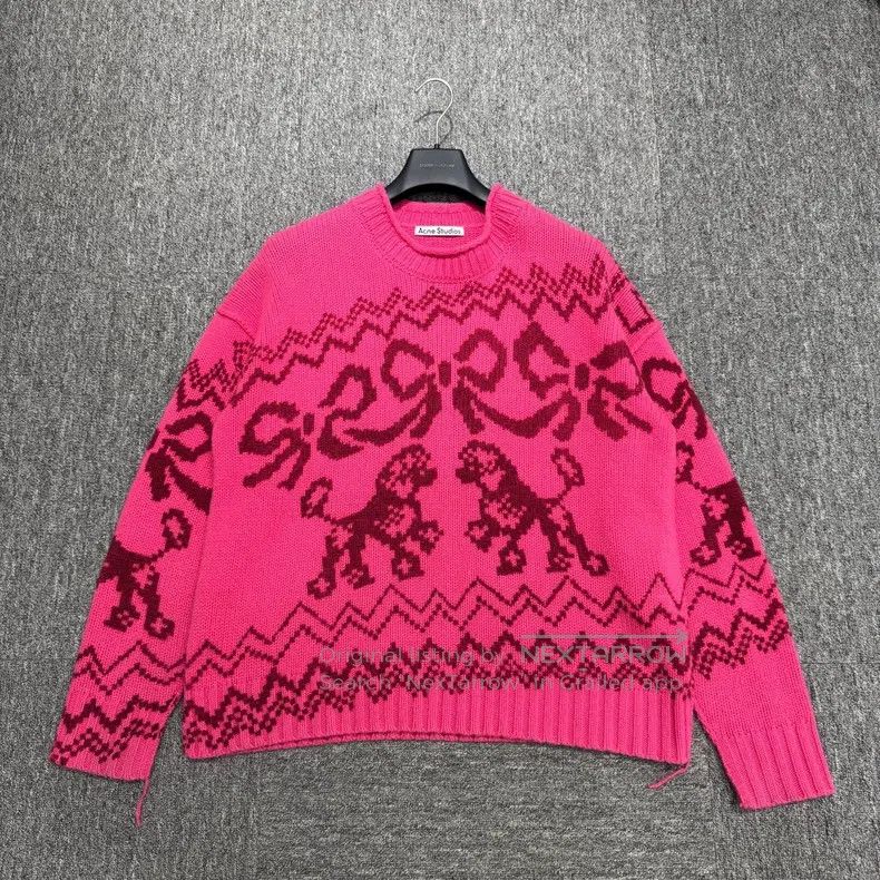 Acne Studios Acne Studios Butterfly puppy wool sweater Size US M / EU 48-50 / 2 - 1 Thumbnail