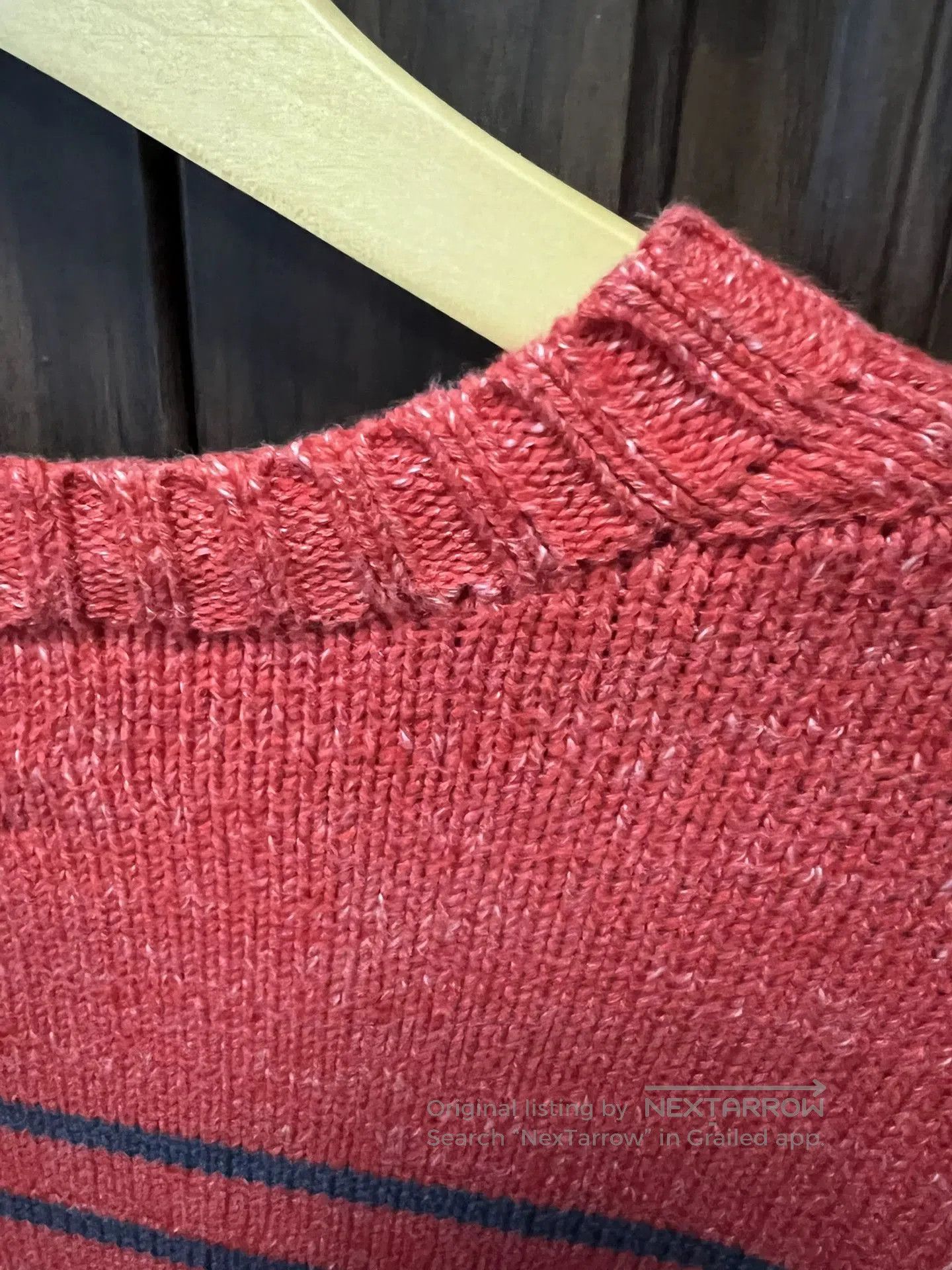 RRL Ralph Lauren rrl striped pullover sweater in red. Size US S / EU 44-46 / 1 - 8 Thumbnail