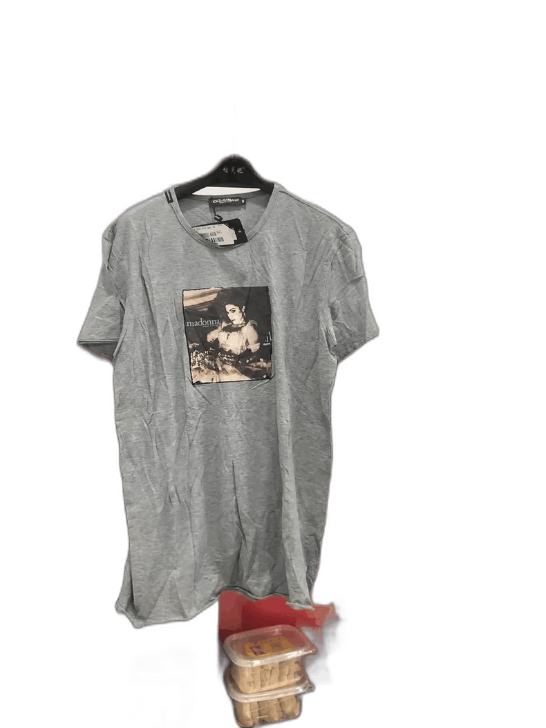 Dolce & Gabbana DG Madonna Graphic T-Shirt with Rolled Edges Size US L / EU 52-54 / 3 - 1 Thumbnail