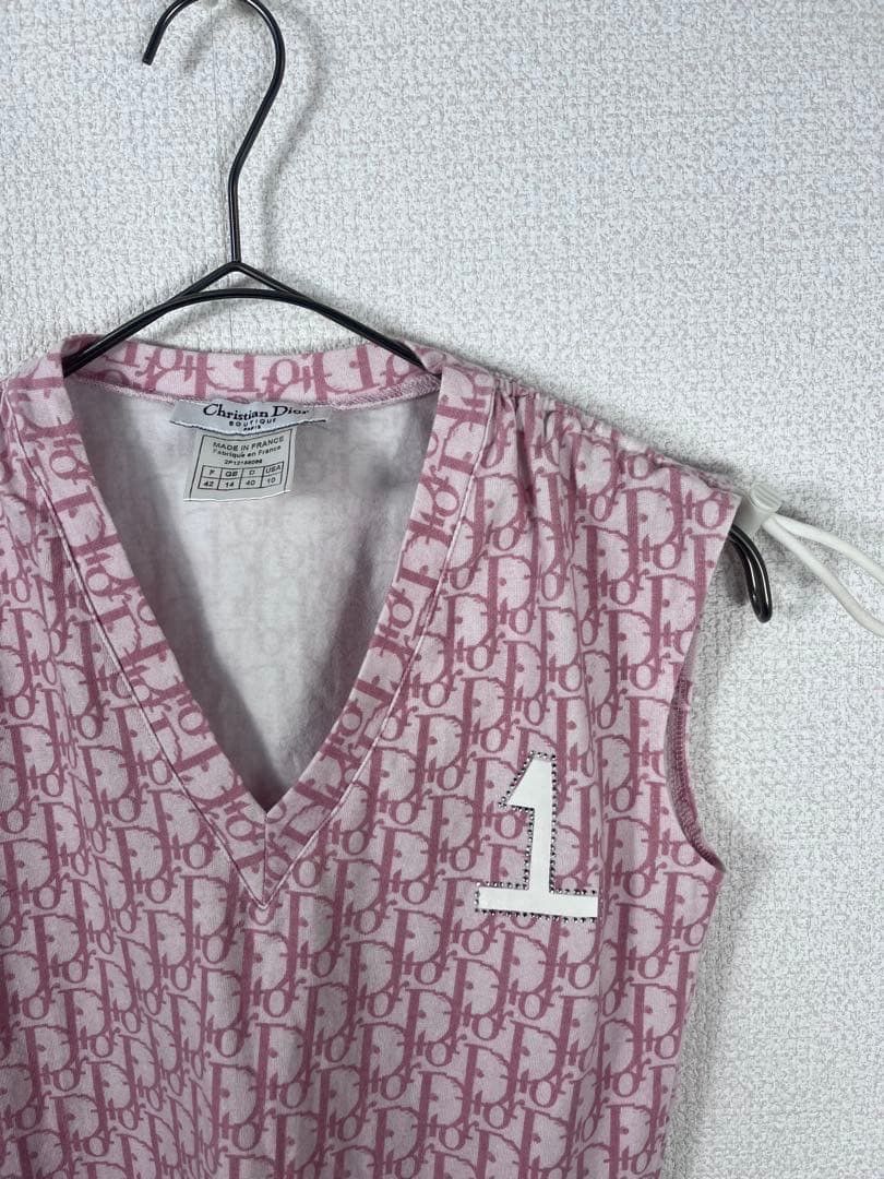Dior Christian Dior Galliano Trotter Monogram Tank Size L / US 10 / IT 46 - 3 Thumbnail