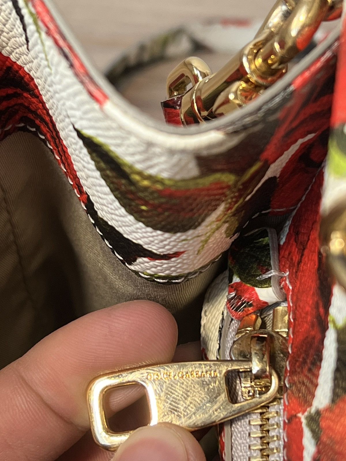 Dolce & Gabbana Dolce & Gabbana Sicily Bag (Rose Print) Size ONE SIZE - 19 Thumbnail