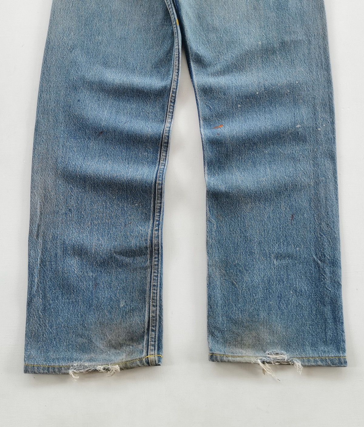 Levi's 90s Vintage Levis 501 Paint Splash Distressed Jeans Size US 32 / EU 48 - 8 Thumbnail