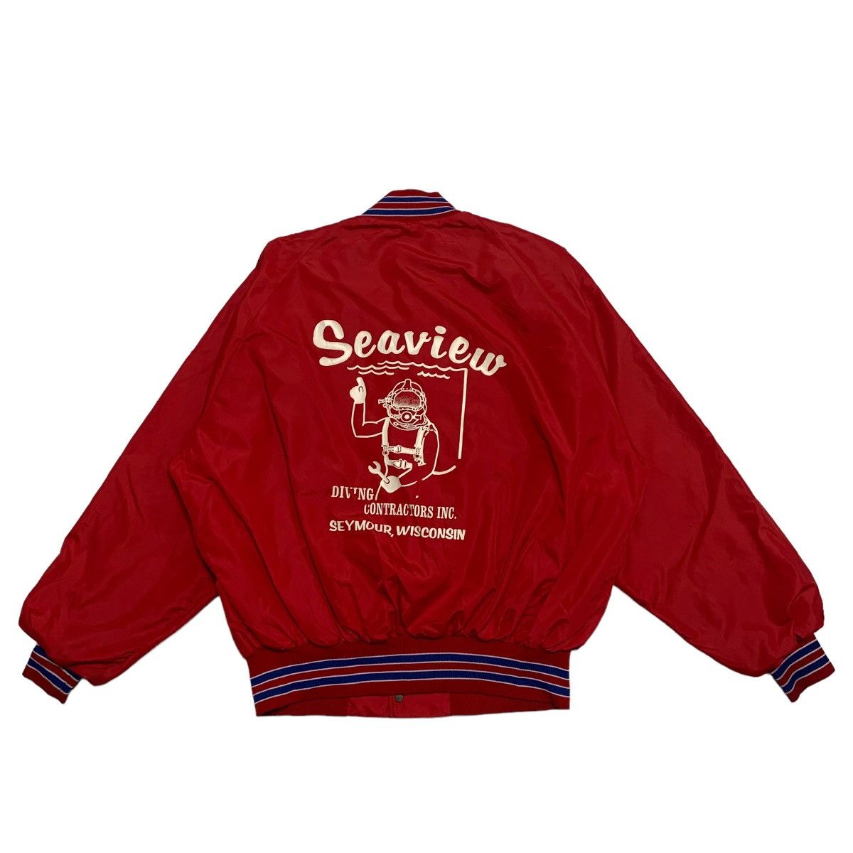 image of Vintage Dunbrooke Seaview Diving Contractor Jacket in Red, Men's (Size XL)