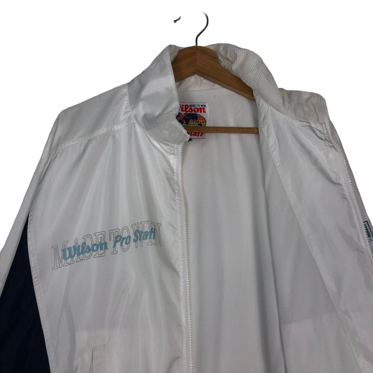 Japanese Brand 🔥Vintage Bomber Jacket Wilson Pro Player Rare Design Size US M / EU 48-50 / 2 - 12 Thumbnail