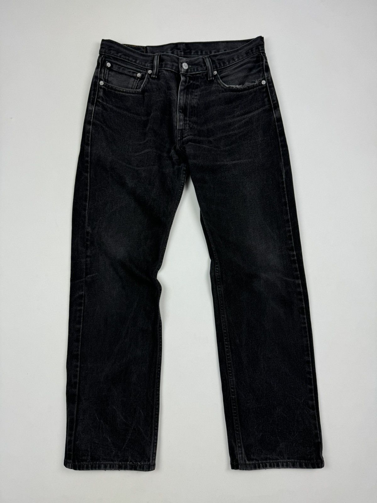Levi's Y2K Vintage Levi’s 505 Washed Black Jeans Size US 33 - 3 Thumbnail