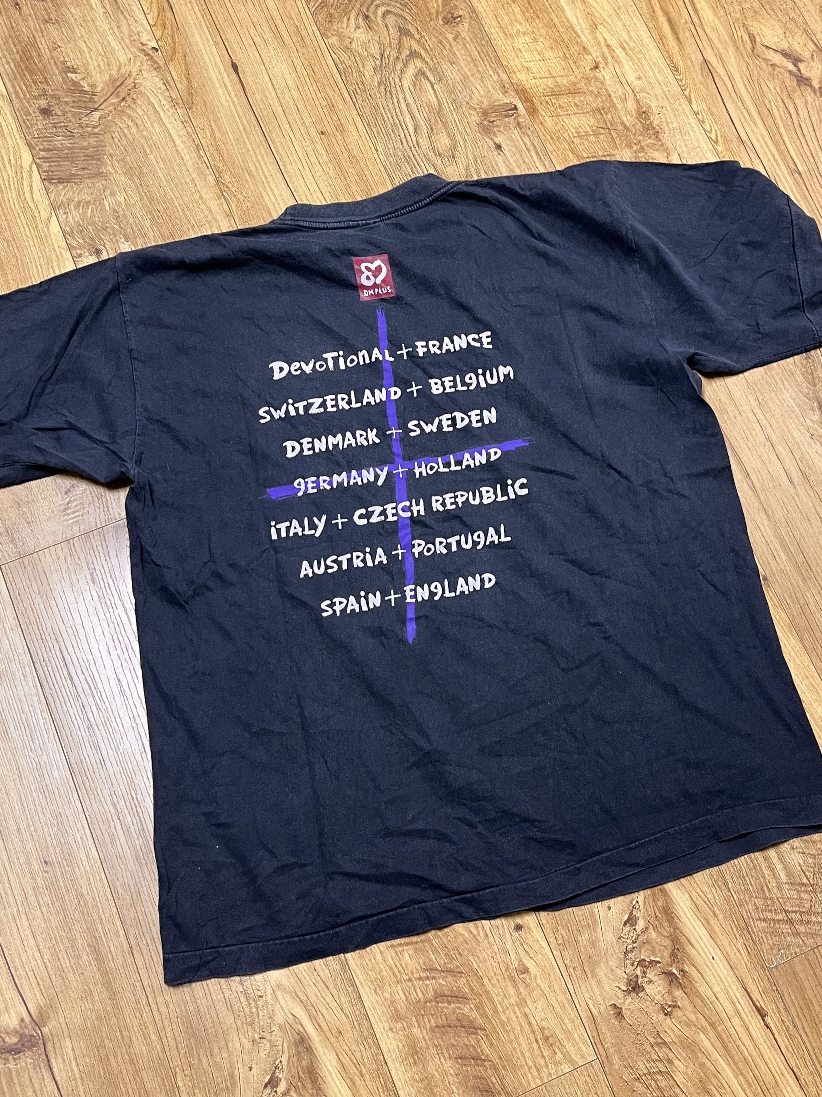 Band Tees × Vintage Vintage 1993 Depeche Mode Devotional Concert T-Shirt Size US XL / EU 56 / 4 - 2 Thumbnail