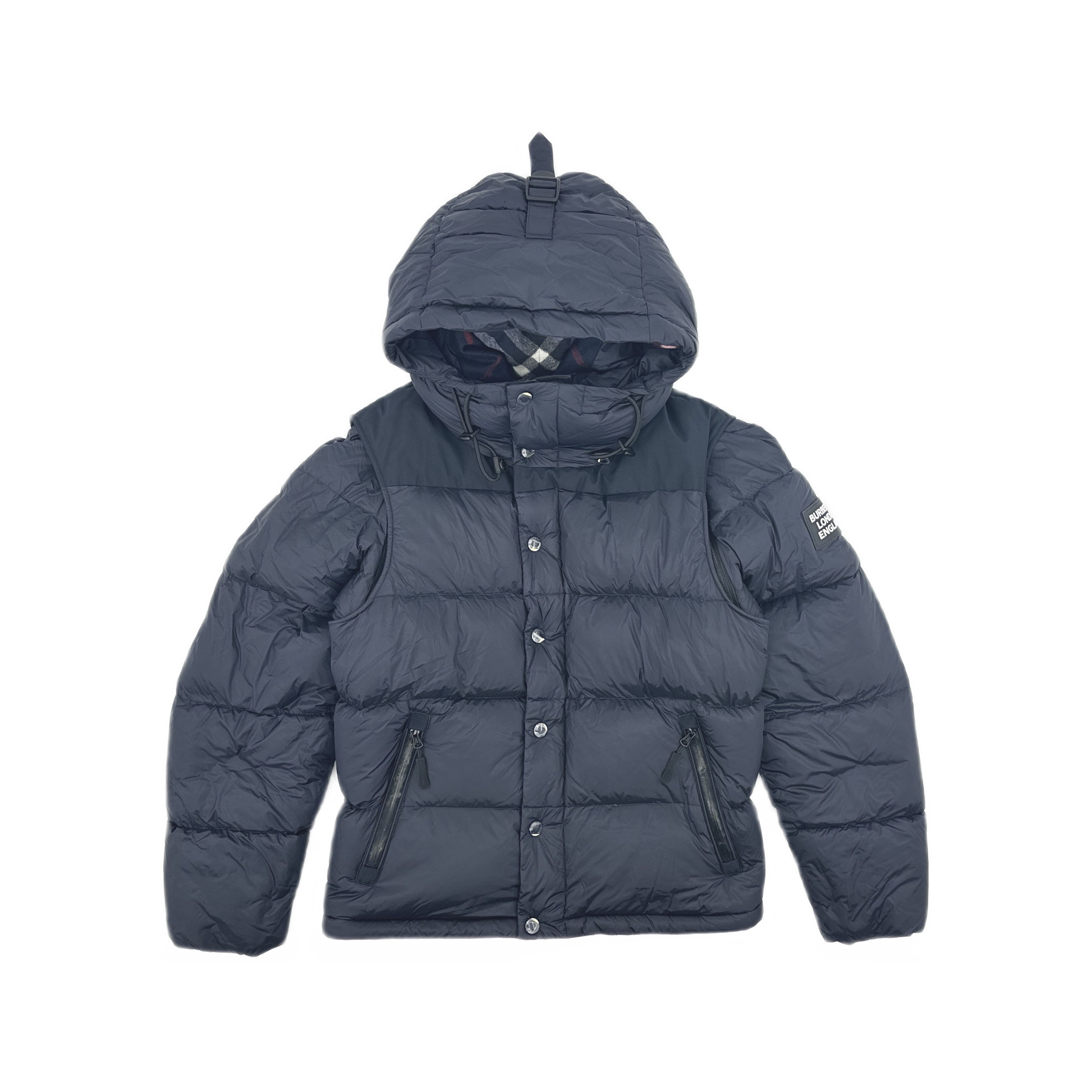 Burberry Burberry Navy Puffer Jacket Size S Size US S / EU 44-46 / 1 - 1 Thumbnail