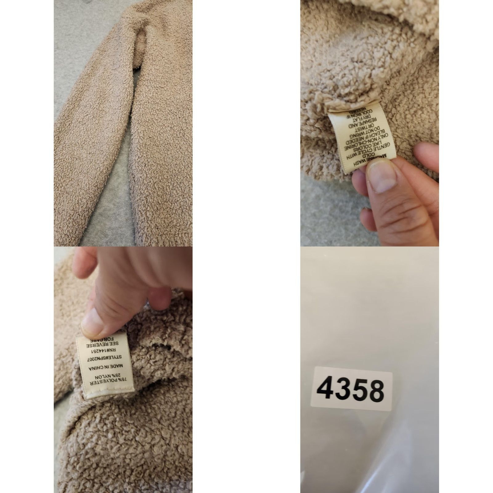 Vintage Sincerely Jules Set Womens XS Tan Textured Lounge 2 Piece Sweater Short Set Beige Night 90s? Size XS / US 0-2 / IT 36-38 - 11 Thumbnail