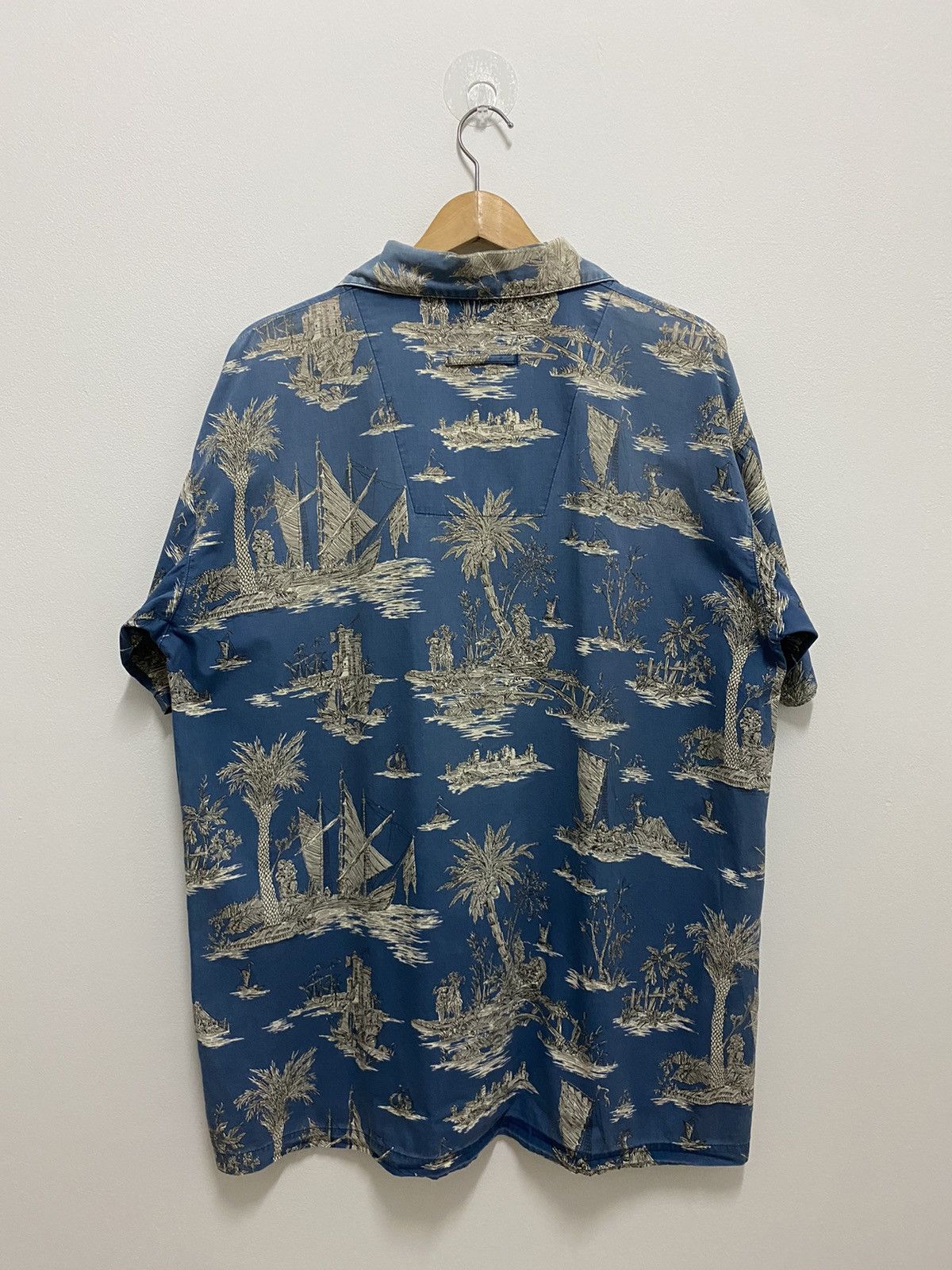 Jean Paul Gaultier Jean Paul Gaultier Homme Hawaii Style Open Collar Shirts Size US M / EU 48-50 / 2 - 2 Thumbnail