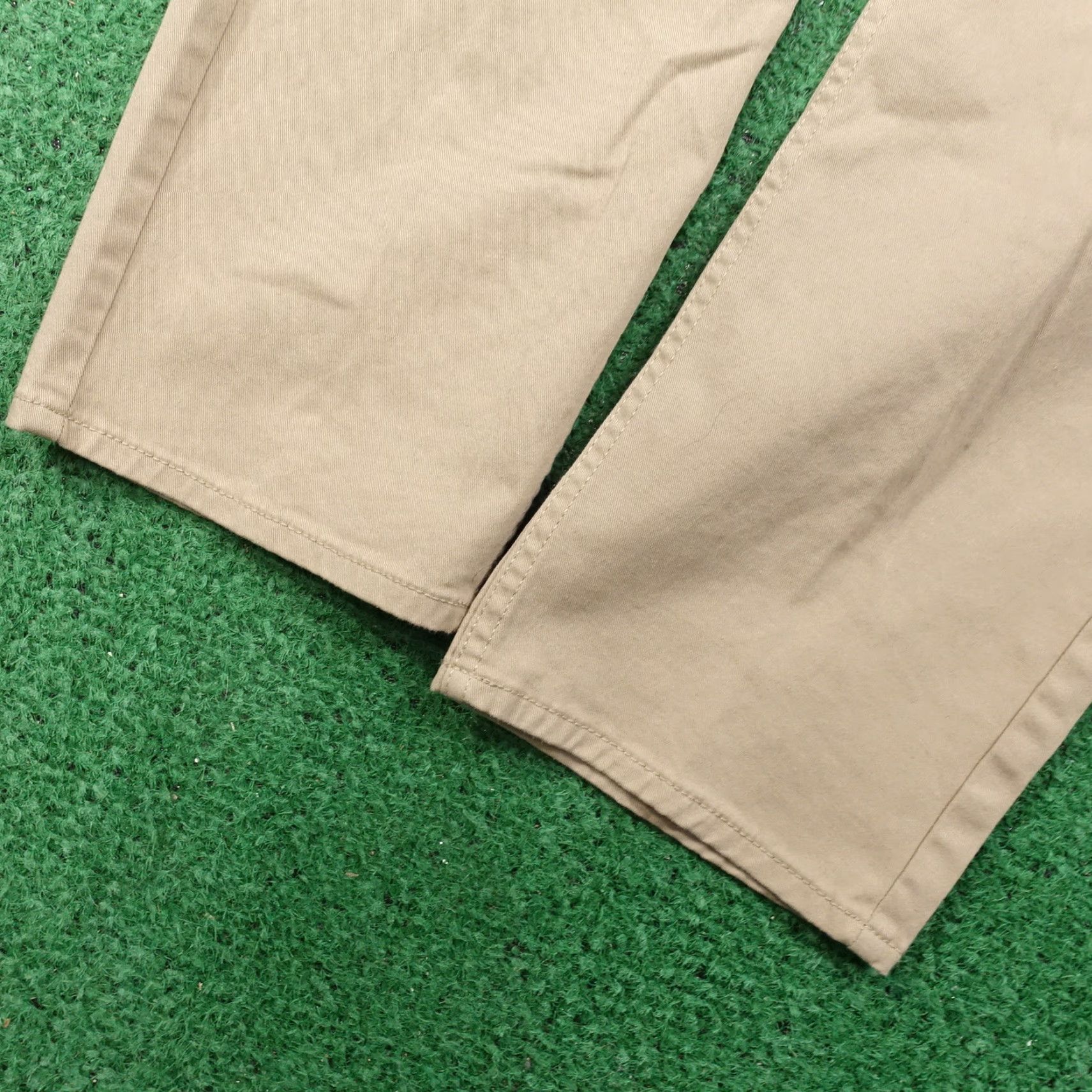 H&M Vintage H&M Men's Slim Fit Beige Khaki Cotton Chino Pants Size 38 Casual Block Pattern Size US 38 / EU 54 - 4 Thumbnail