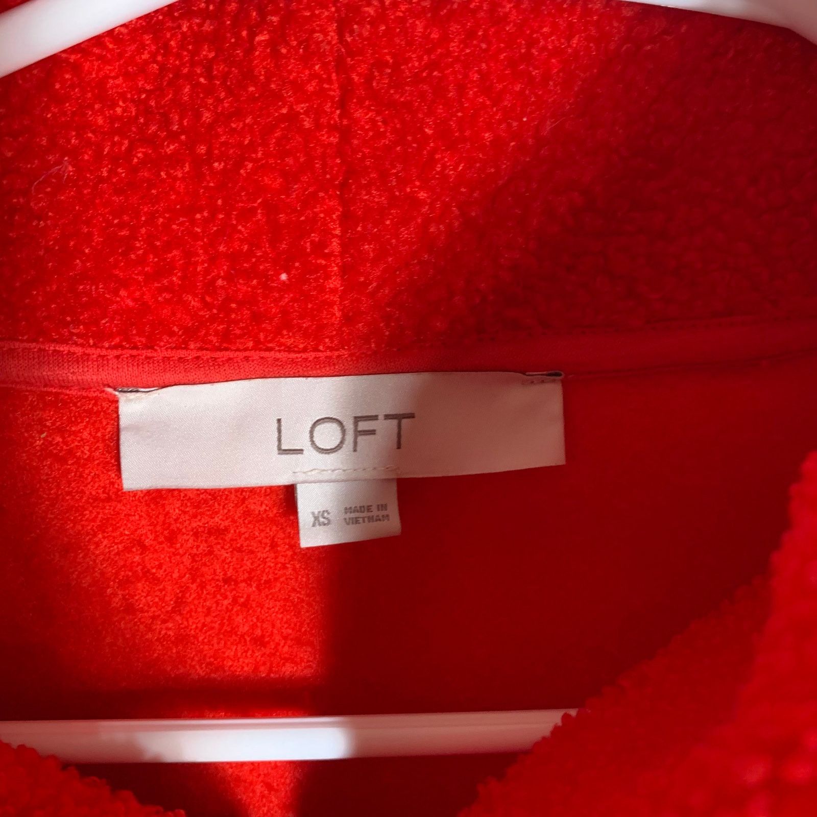 Loft LOFT Women's Long Sleeve Pull Over Red Top Size XS Size XS / US 0-2 / IT 36-38 - 3 Thumbnail