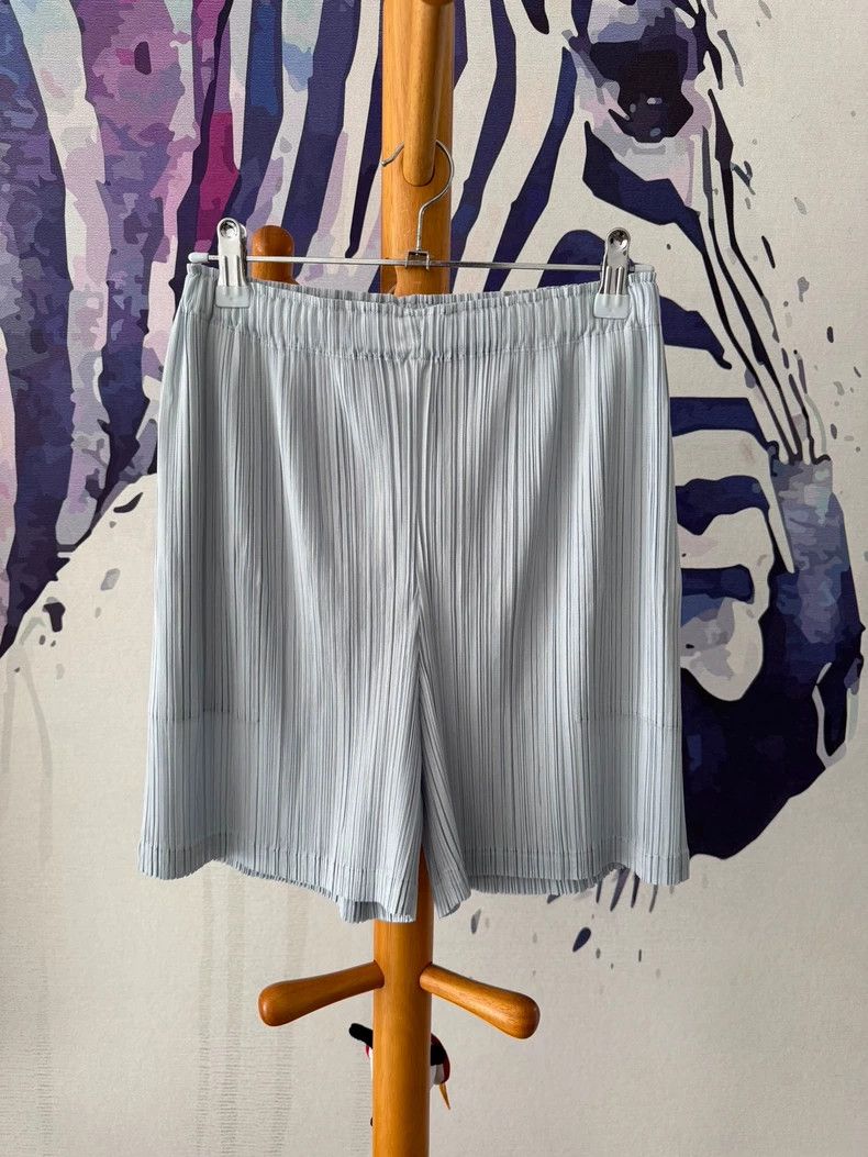 Issey Miyake issey miyake size:3 blue shorts 2505-Nextarrow Size 31" - 1 Thumbnail