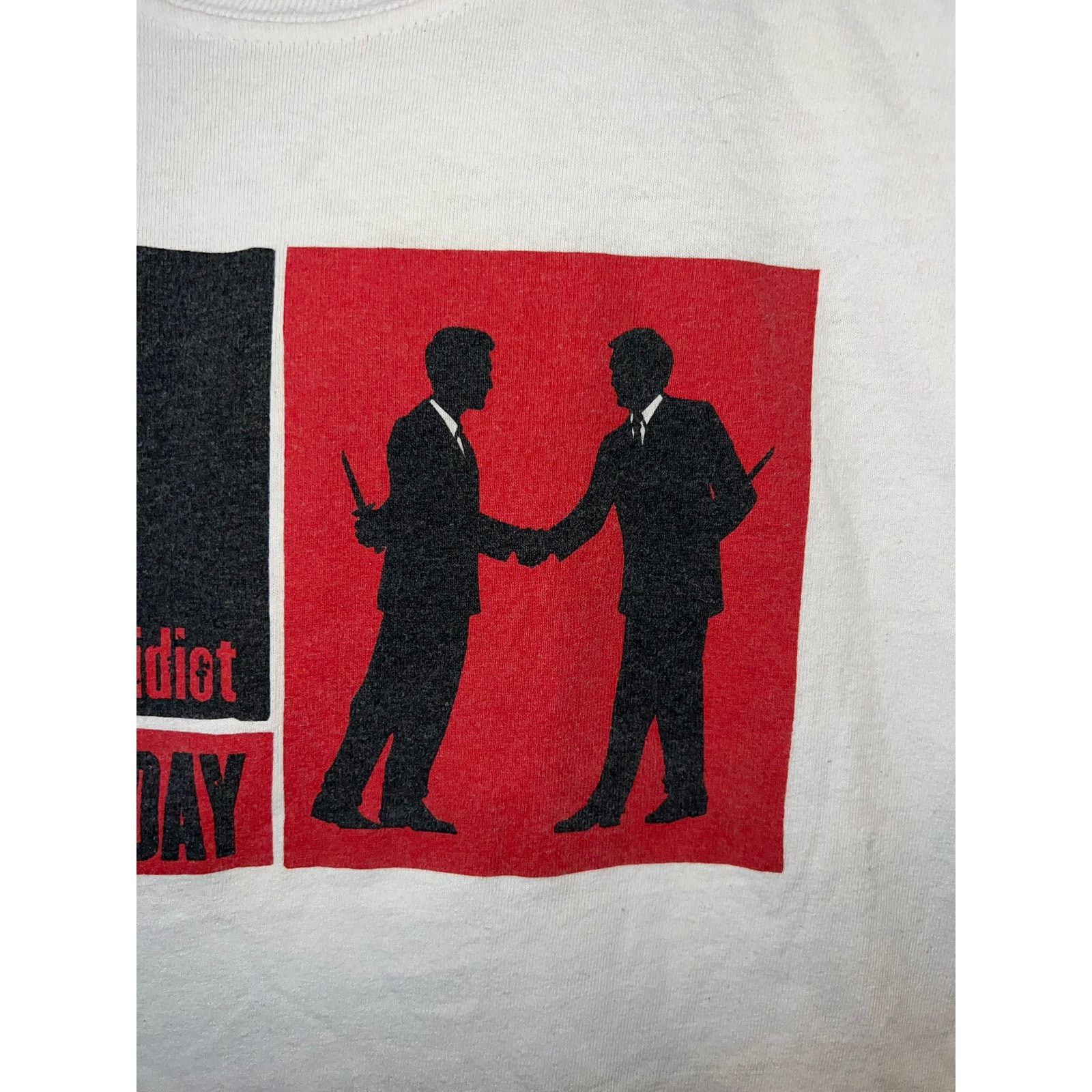 Jerzees 2005 American Idiot Green Day Backstabber Music Shirt Y2K L Size US L / EU 52-54 / 3 - 3 Thumbnail