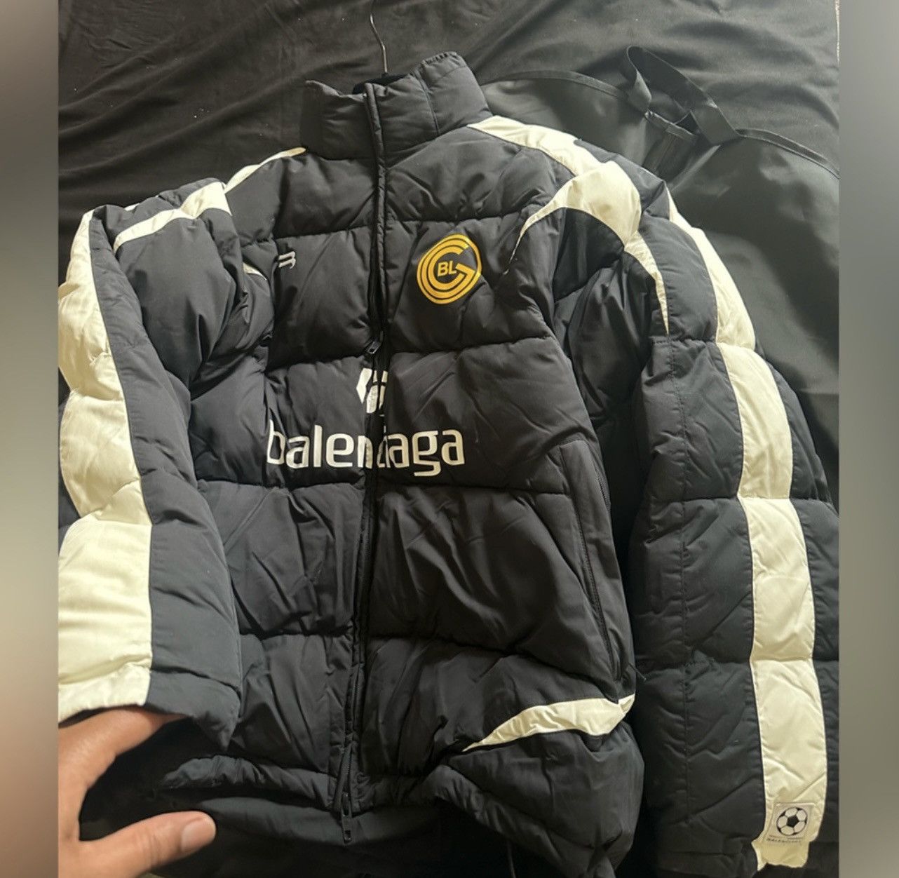 Balenciaga Balenciaga Soccer Oversized Puffer coat jacket size 44 Size US S / EU 44-46 / 1 - 2 Thumbnail