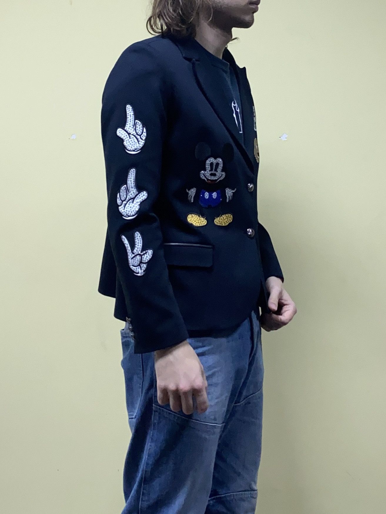 Philipp Plein Philipp Plein blazer Mickey Mouse game over Size XL / US 12-14 / IT 48-50 - 2 Thumbnail