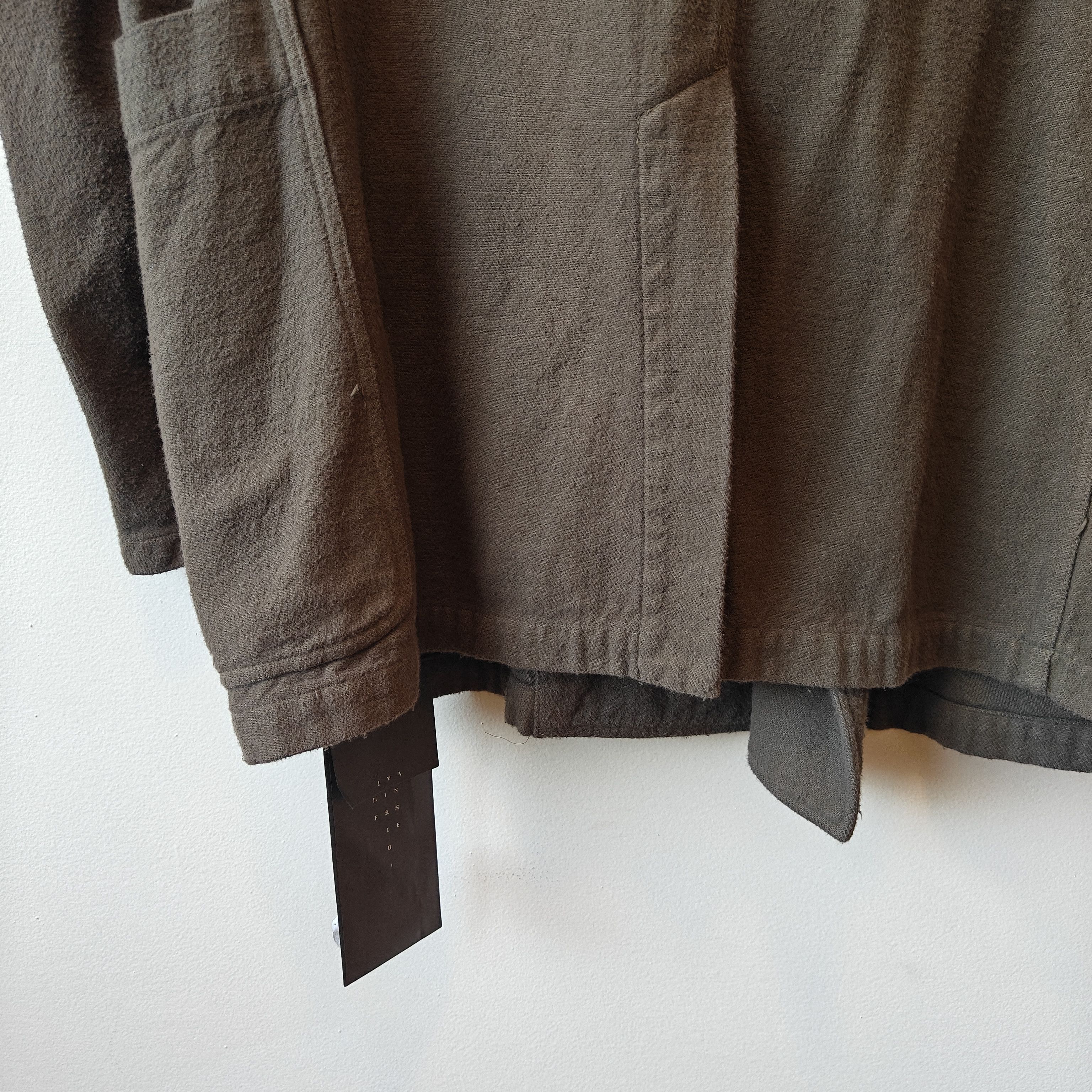 The Viridi-anne NWT BRUSHED TWILL Double Breasted JACKET Size 2/M $1135 Size US M / EU 48-50 / 2 - 18 Thumbnail