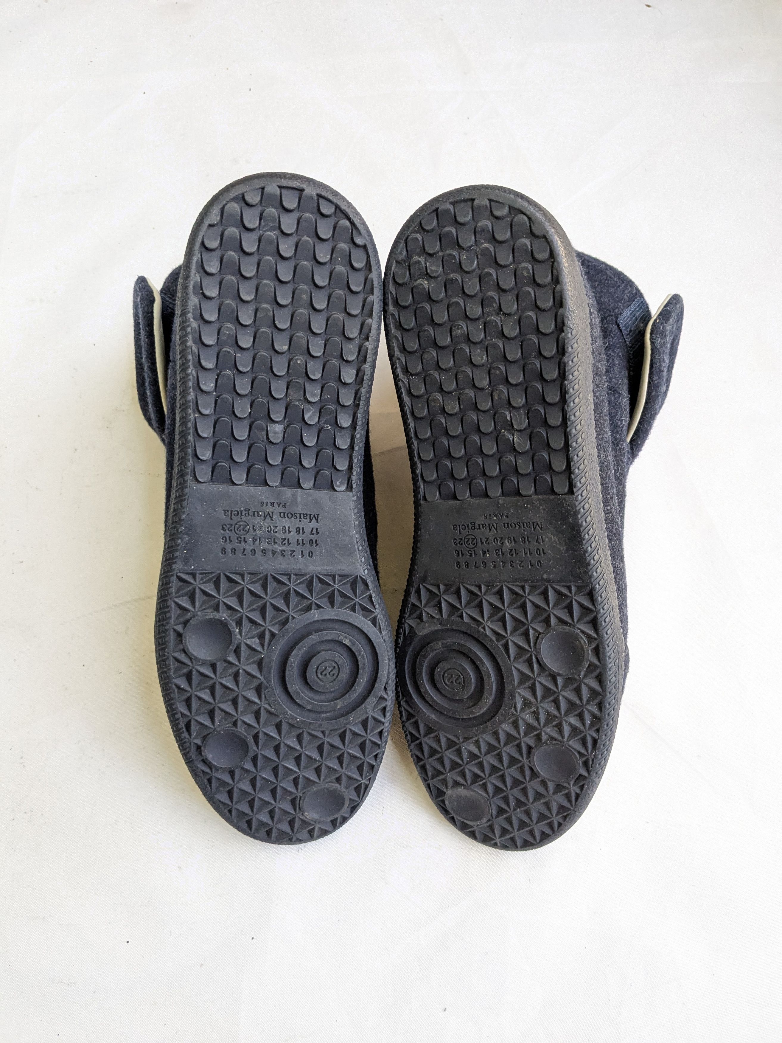 Maison Margiela Future Navy Blue 8 41 Wool Leather