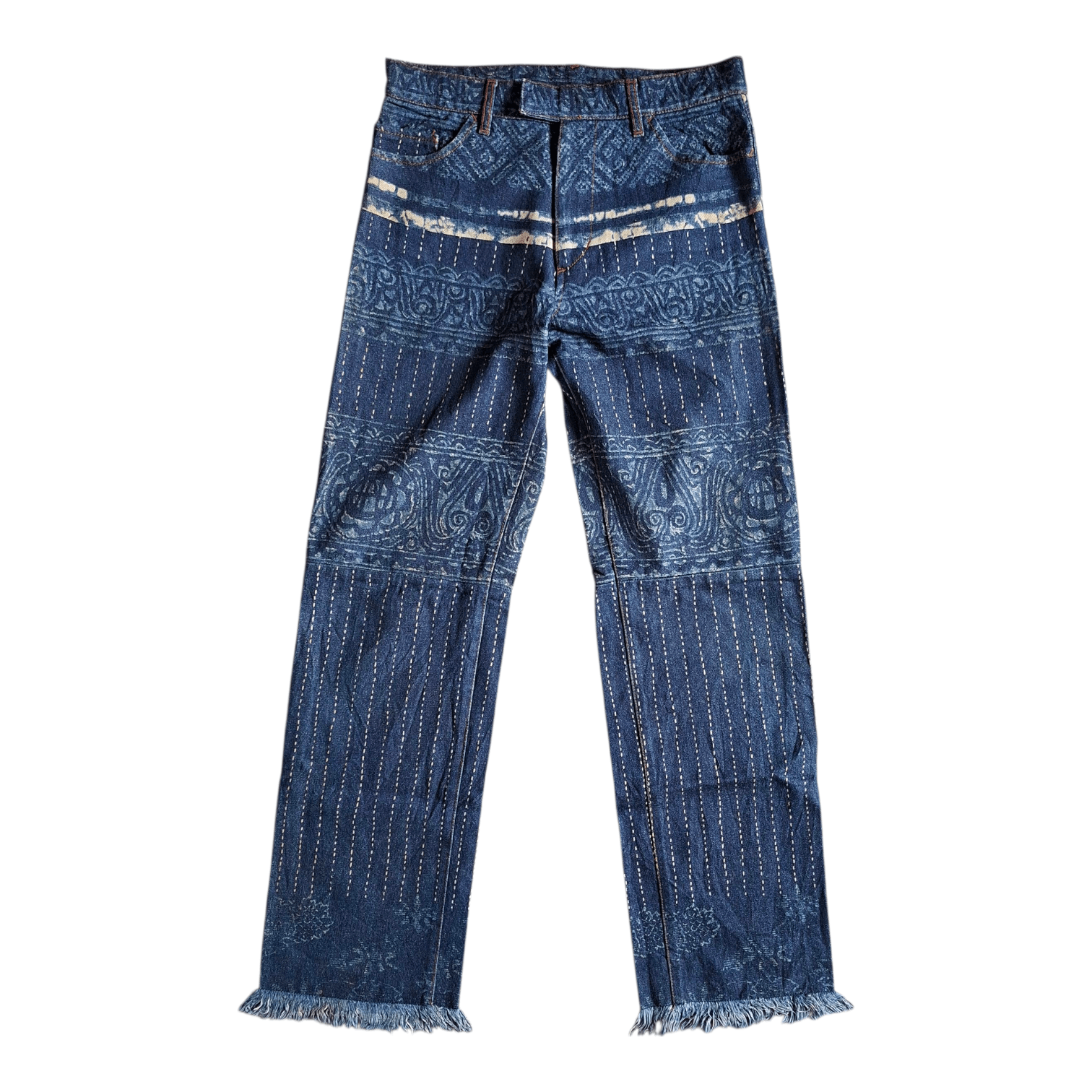 Jean Paul Gaultier Jean Paul Gaultier Tribal Jeans Size US 31 - 1 Thumbnail