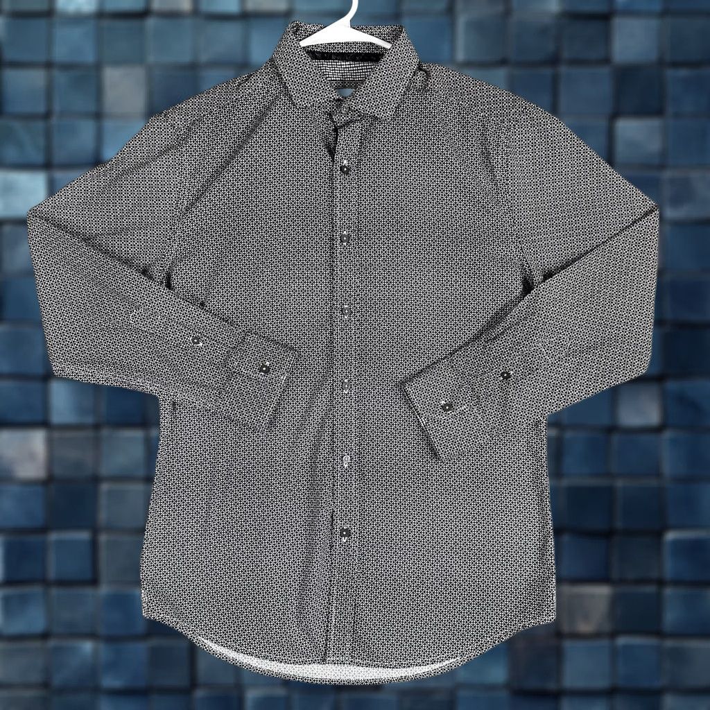 Other 1 Like No Other Shirt Mens Black White Geometric Limited Edition Button-Up Size 15 293/500 EUC Size US M / EU 48-50 / 2 - 1 Thumbnail