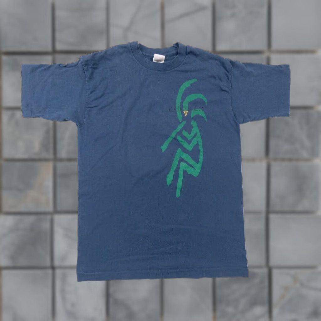 Fruit Of The Loom VINTAGE Fruit of the Loom T-Shirt Adult Large Blue 90s Short Sleeve Mens Size US L / EU 52-54 / 3 - 1 Thumbnail