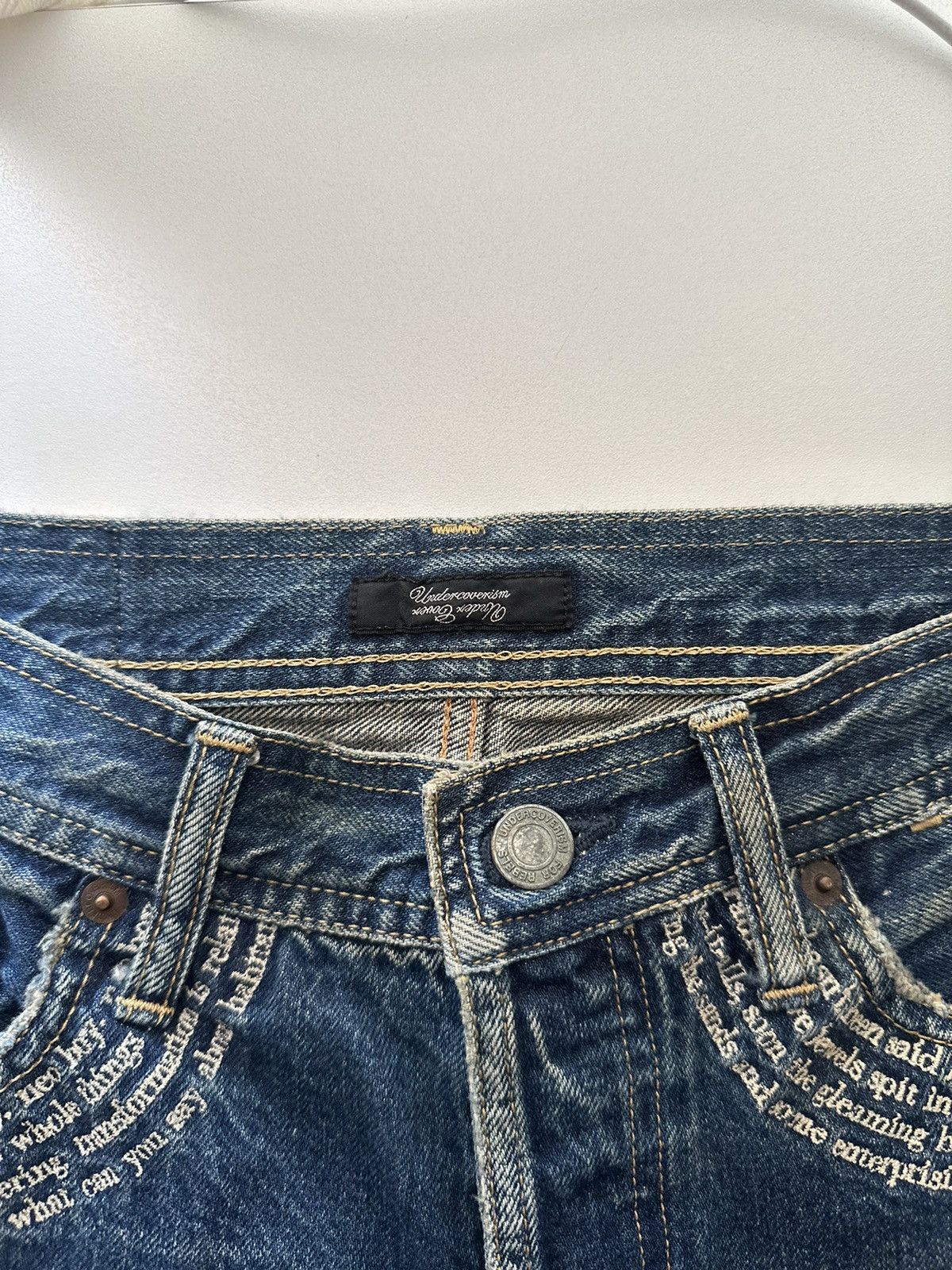 Undercover SS09 Patti Smith “Neoboy” Poem Denim Size US 30 / EU 46 - 5 Thumbnail