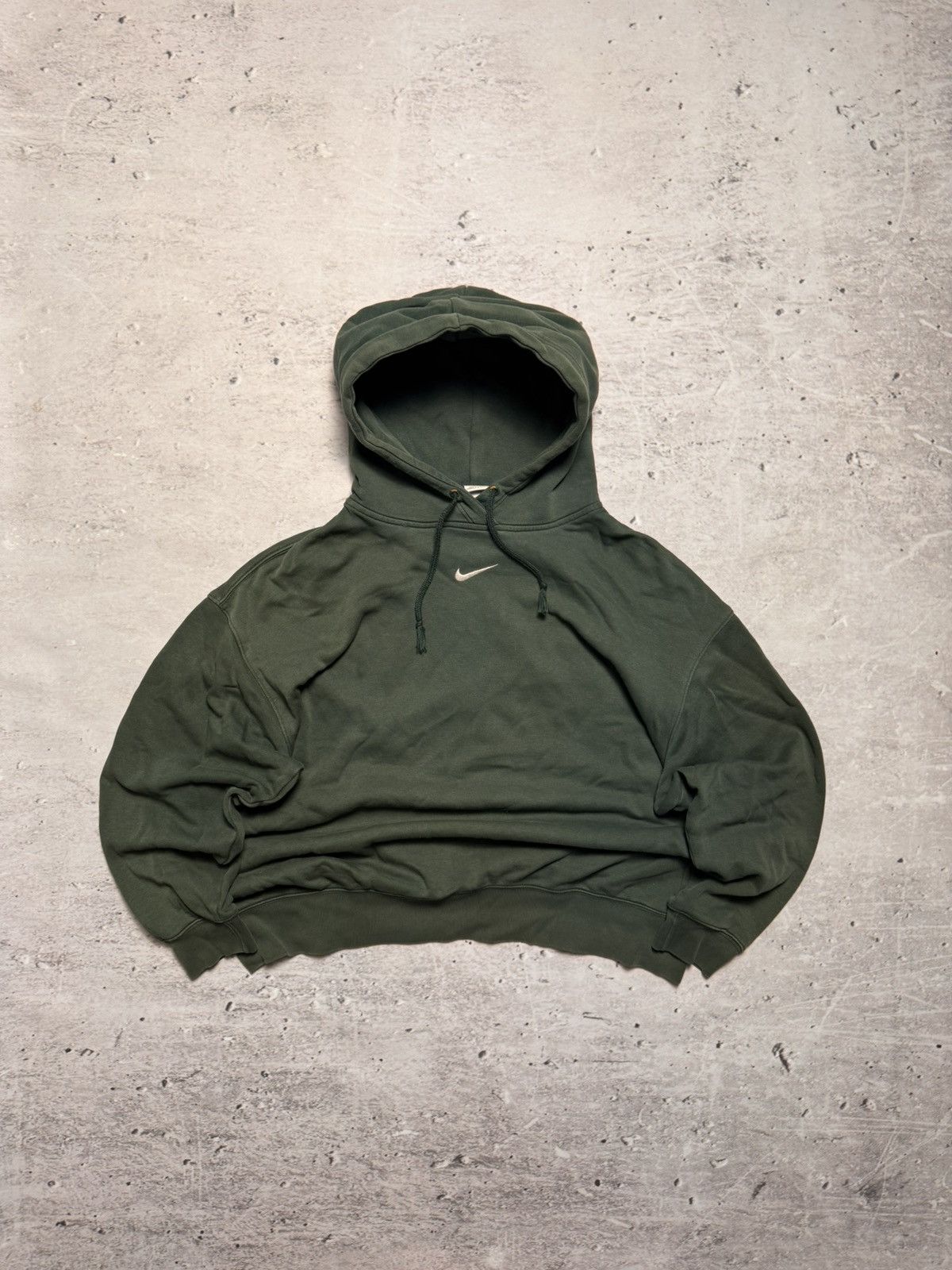 Nike × Vintage NIKE VINTAGE CENTER LOGO OVERSIZE BOXY HOODIE Size US L / EU 52-54 / 3 - 1 Thumbnail