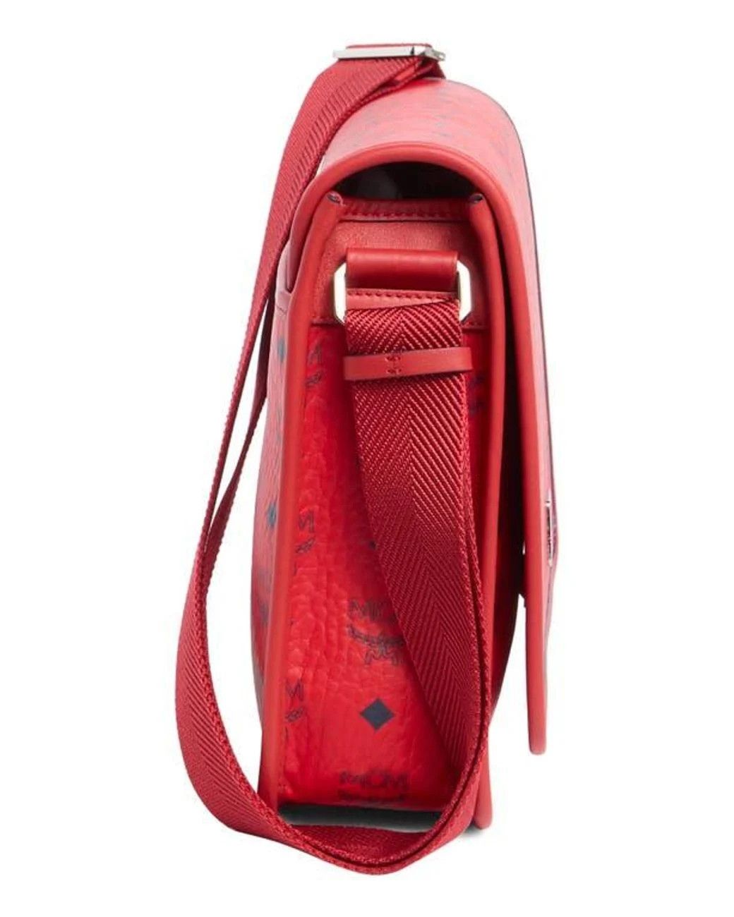 MCM o1mt1gz0225 Size: OS / Messenger Medium Bag in Red Size ONE SIZE - 3 Thumbnail