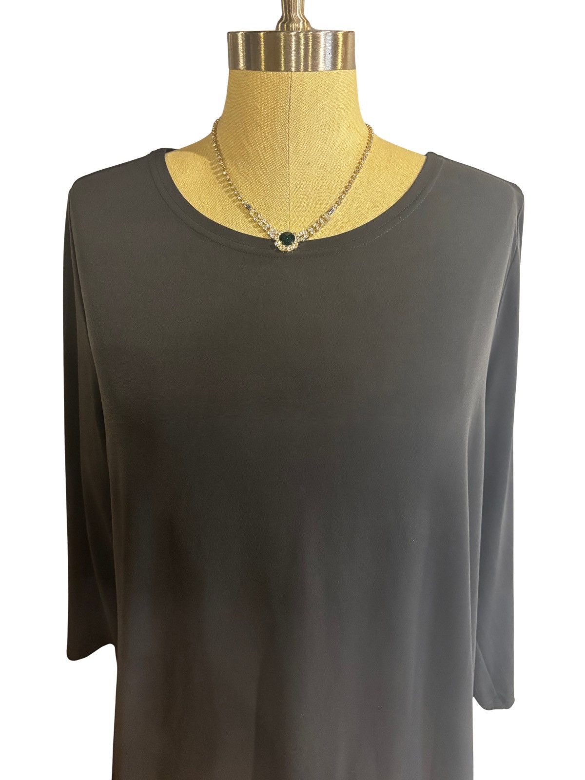 Alfani Dark gray Tunic.wt9505 Size L / US 10 / IT 46 - 2 Thumbnail