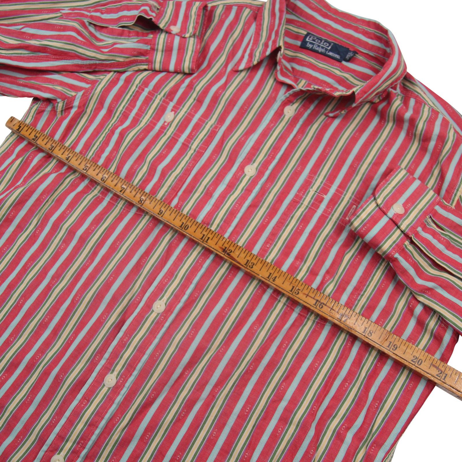 Polo Ralph Lauren × Vintage Vintage Polo Ralph Lauren Allover Print Pastel Western Shirt Size US M / EU 48-50 / 2 - 6 Thumbnail