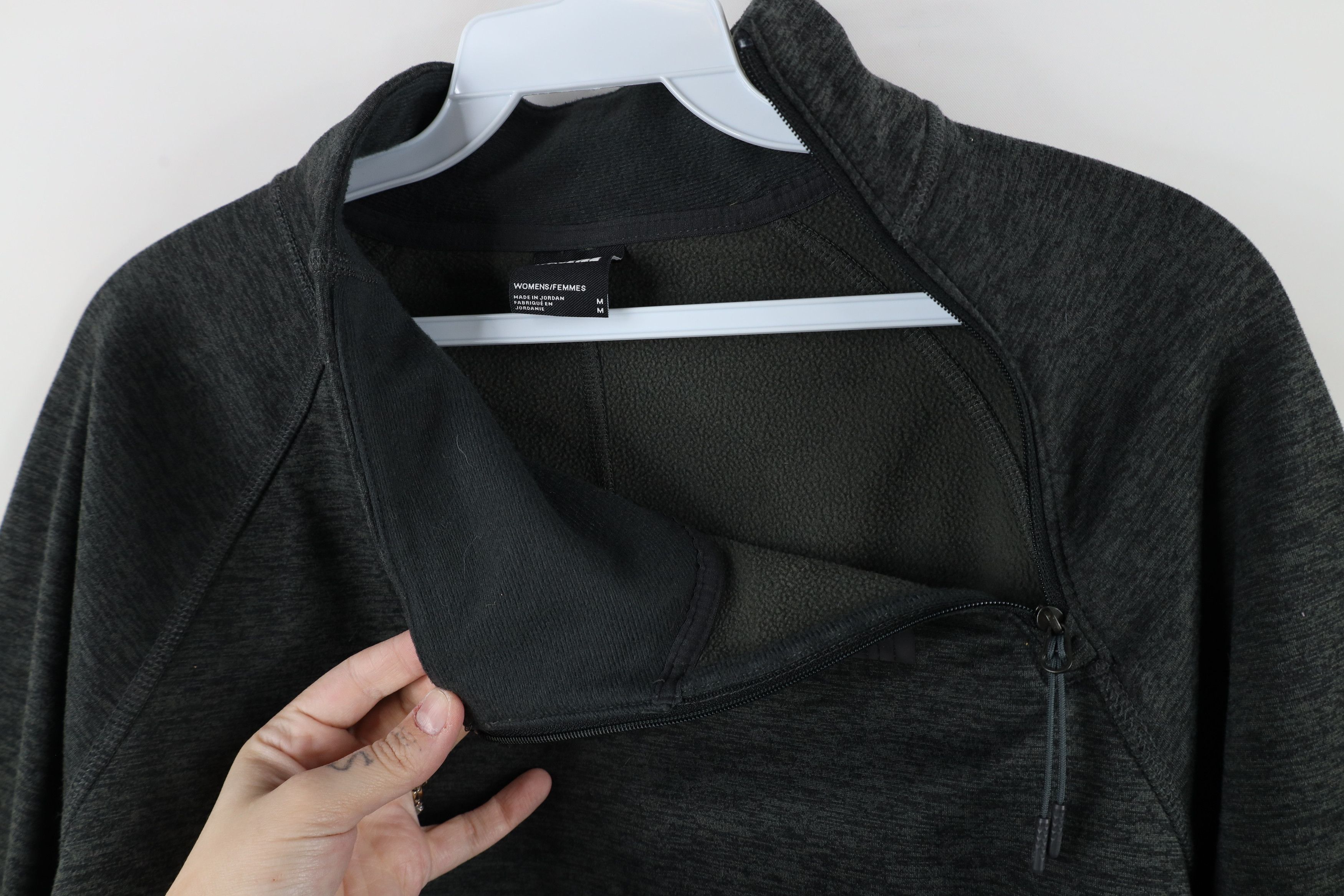 The North Face × Vintage The North Face Canyonlands Side Zip Fleece Sweater Gray Size M / US 6-8 / IT 42-44 - 5 Thumbnail
