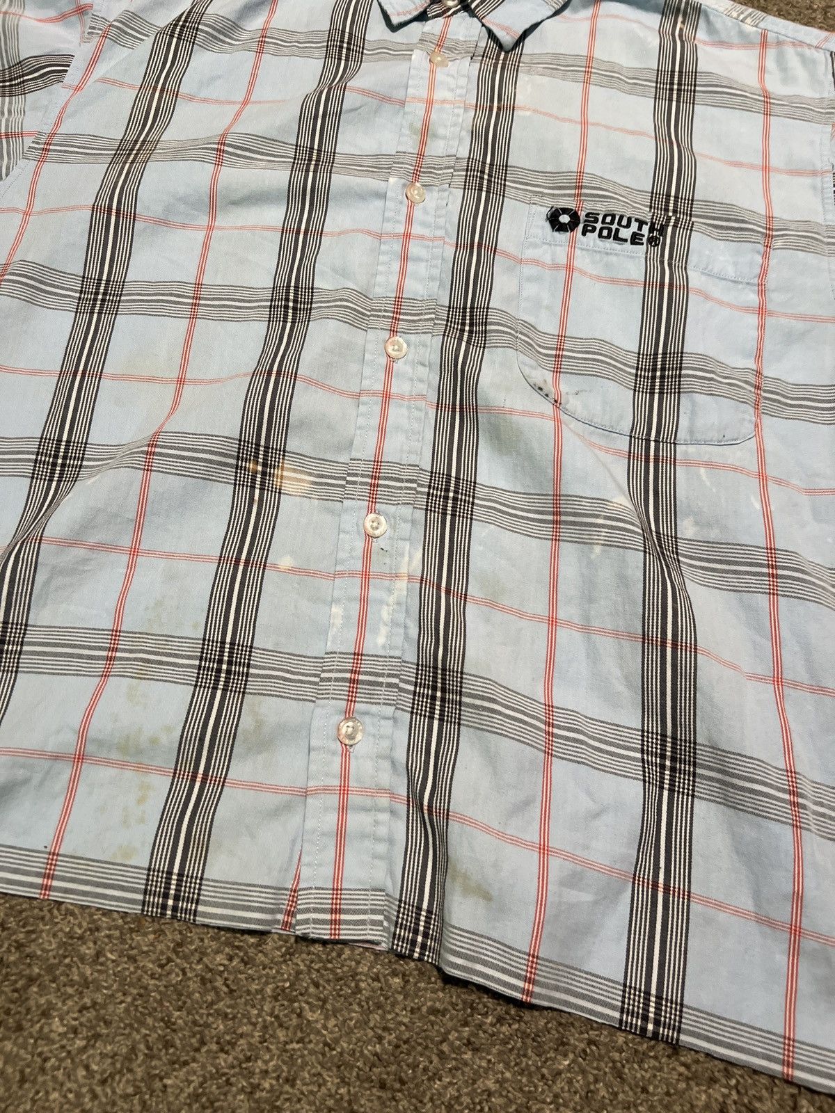 Southpole × Vintage Vintage Boxy SouthPole Button Up Shirt Size L Size US L / EU 52-54 / 3 - 2 Thumbnail