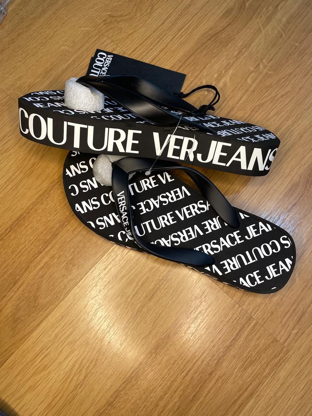 Versace Jeans Couture Versace Sliders Woman’s New Authentic Size US 6 / IT 36 - 2 Thumbnail