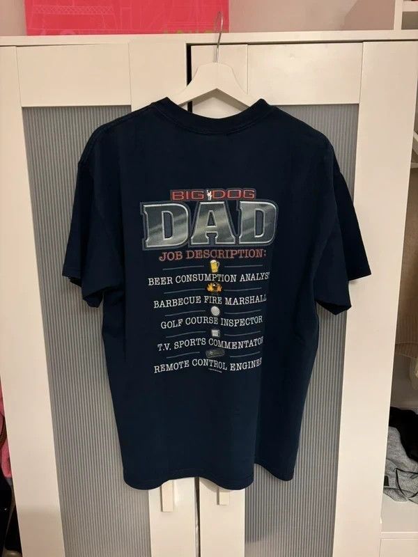 Big Dogs Vintage Y2K 2002 Big Dogs T-Shirt Navy Size L Graphic Tee Size US L / EU 52-54 / 3 - 1 Thumbnail