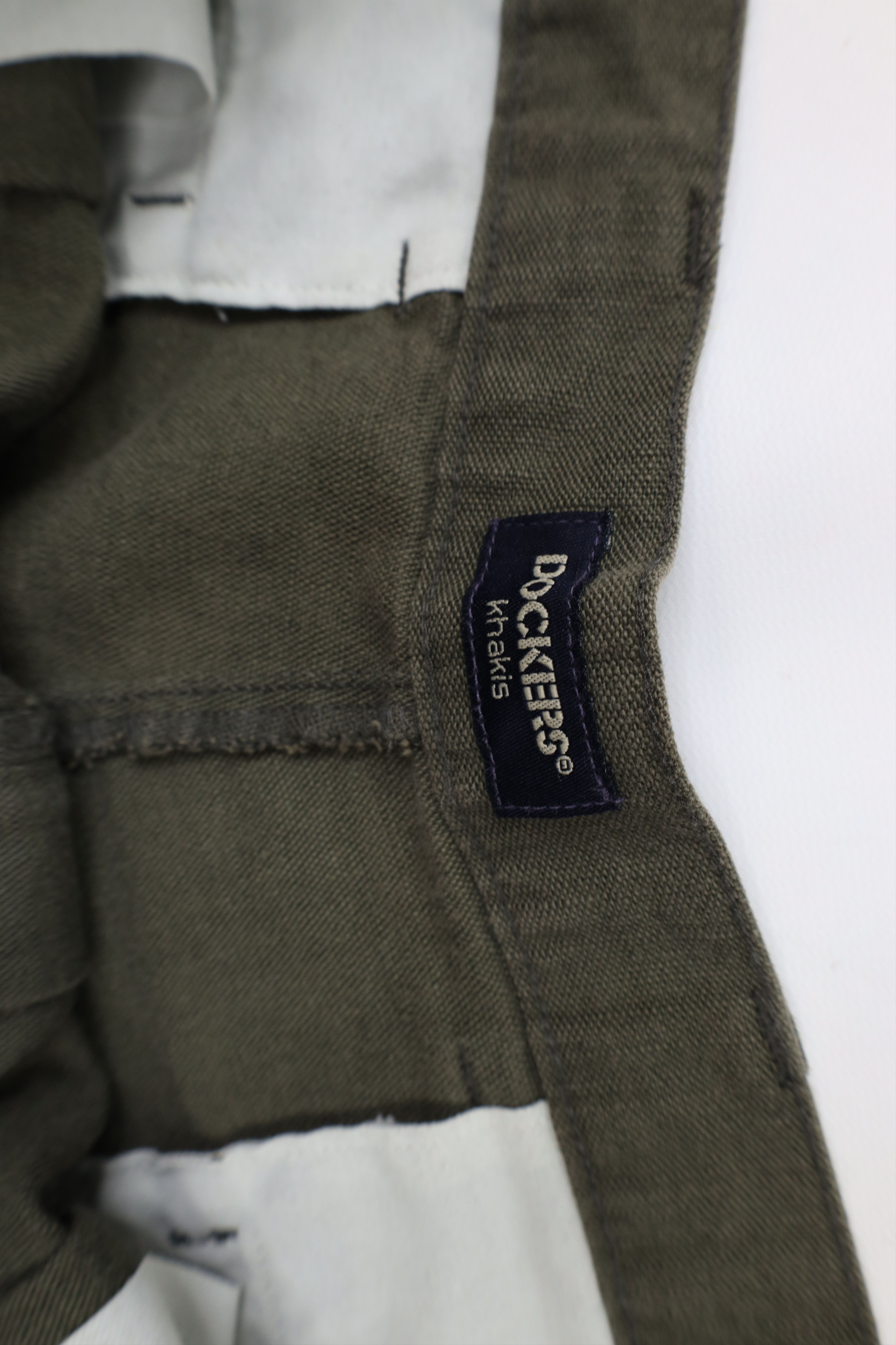 Vintage Vintage 90s Streetwear Linen Blend Above Knee Shorts Green Size US 38 / EU 54 - 6 Thumbnail